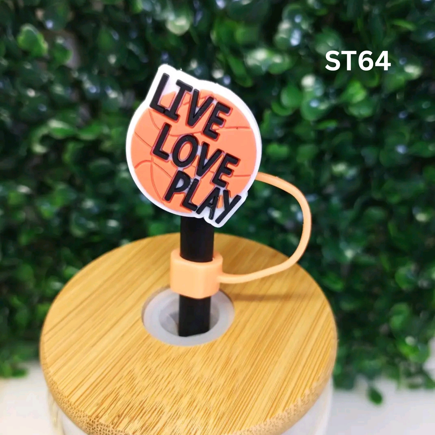Sport Straw Topper β Basketball & Soccer Themes | 8mm & 10mm