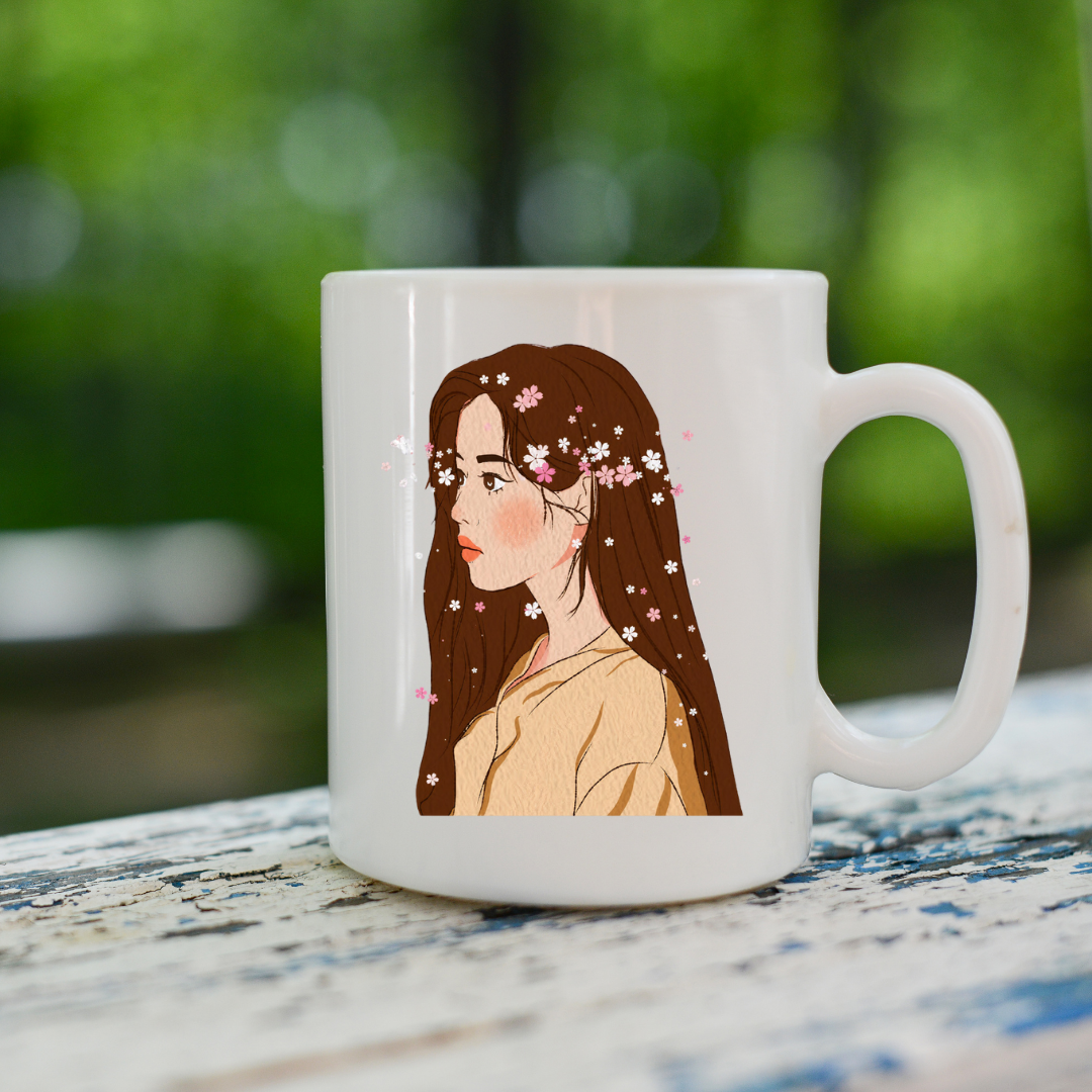 Girly Collection 12oz ceramic mug Gift Mug, Girlfriend Boyfriend Gift, Artisan Handmade Coffee Cup, Gifts Personalized Coffee Mug, Mug for Men Women, mug gift for her best friend tumbler