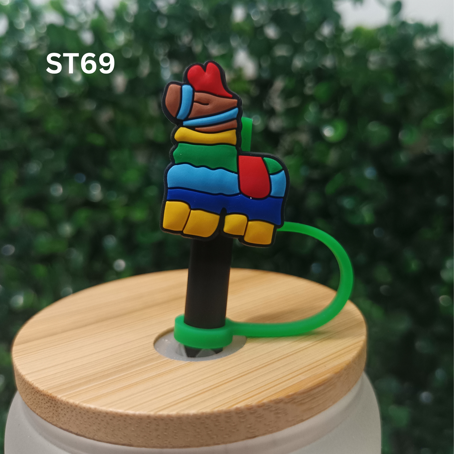 Cute Animal Straw Topper | 8mm & 10mm Silicone Cup Accessory