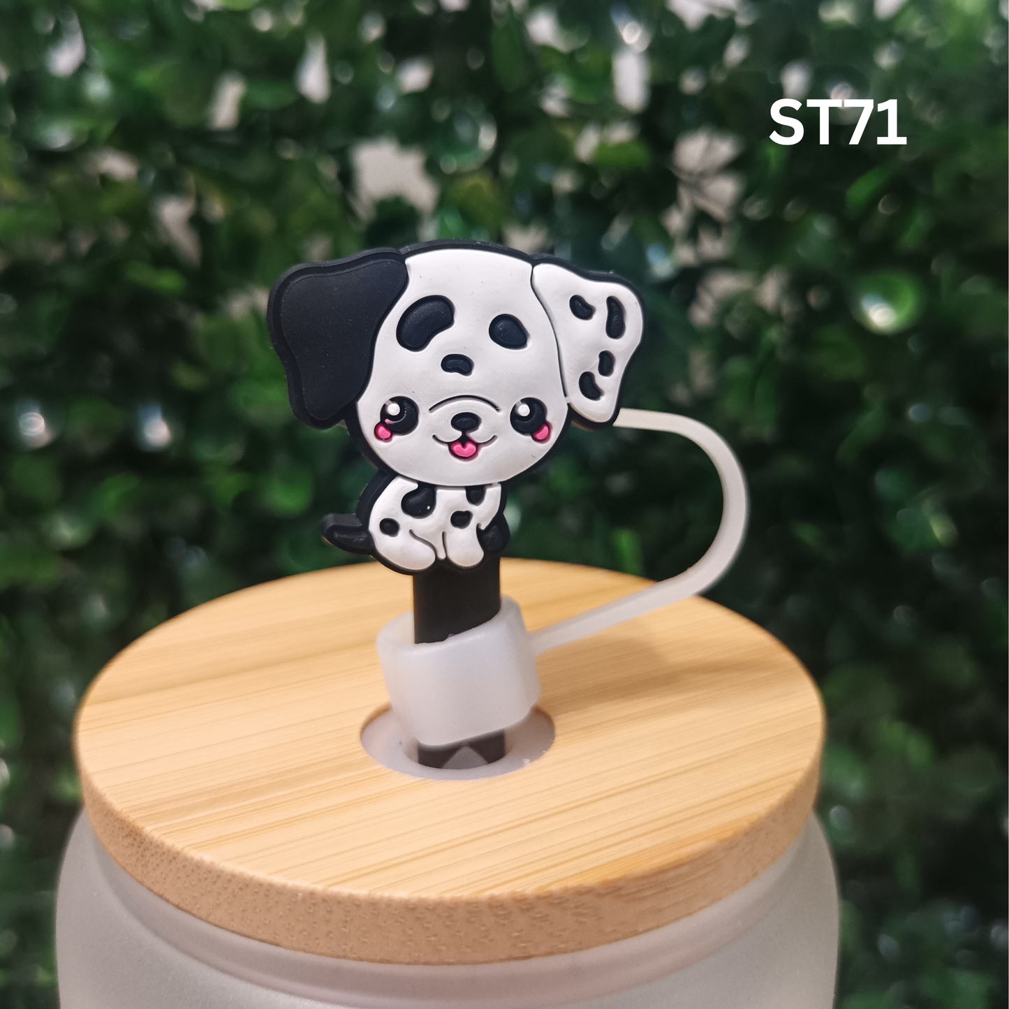 Cute Animal Straw Topper | 8mm & 10mm Silicone Cup Accessory