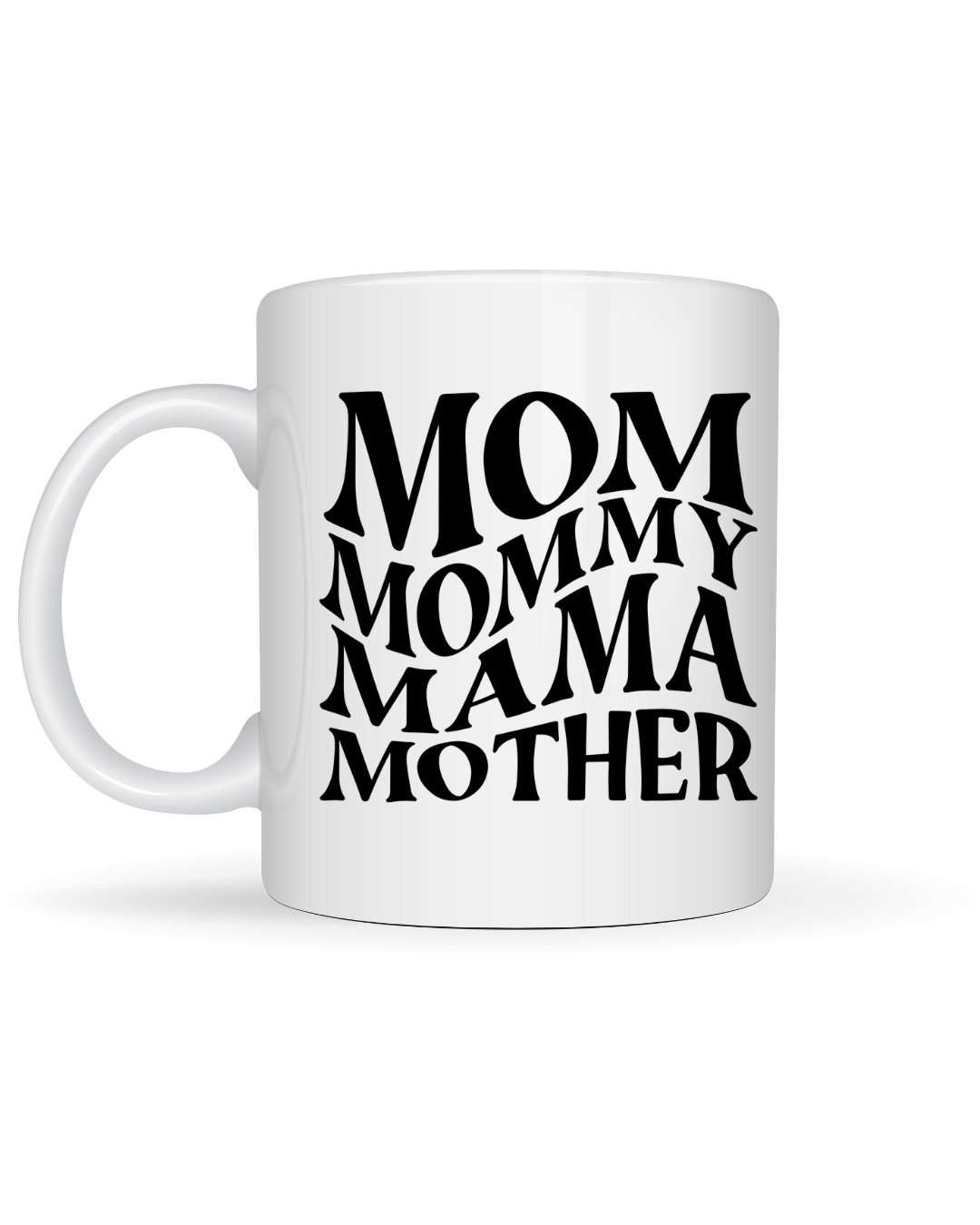 Mom Ceramic Mug & Coaster | Mother's Day Gift, Mom Birthday Gift, Coffee Lover Gift