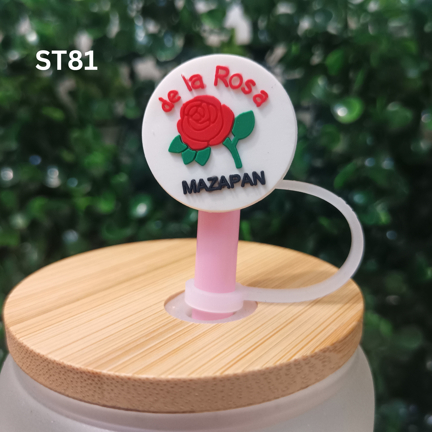 Cute Flower Straw Topper 8mm Silicone Tumbler Accessory