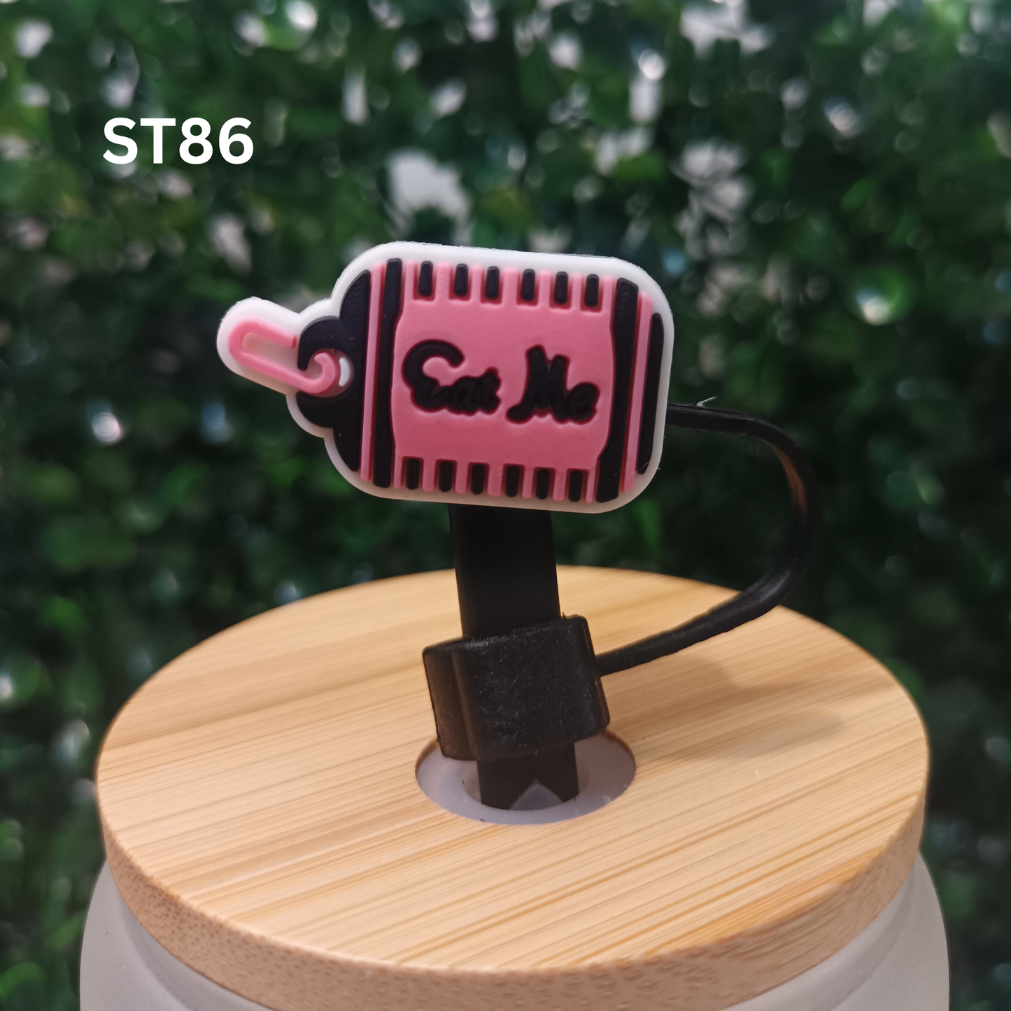 Wonderland Straw Topper – 10mm Silicone Straw Cover – Fantasy Tumbler Accessory – Reusable Dust Plug – Cute Drink Charm