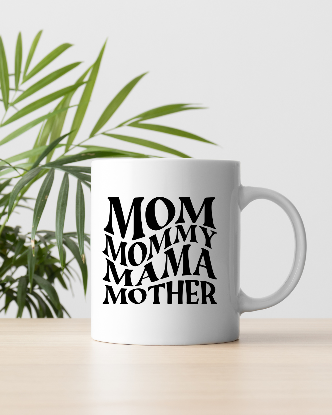 Mom Ceramic Mug & Coaster | Mother's Day Gift, Mom Birthday Gift, Coffee Lover Gift