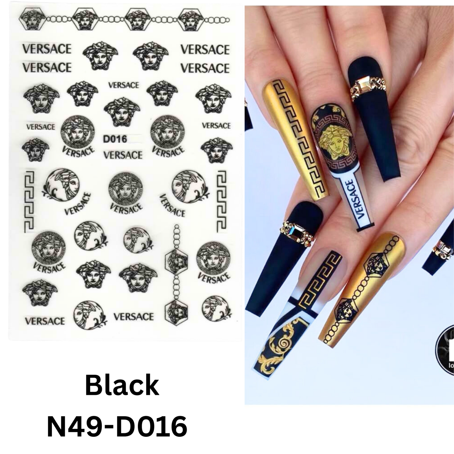 3D Sticker,Nail Art Sticker Acrylic, Dipping, Gel X, Gel Manicure Pedicure