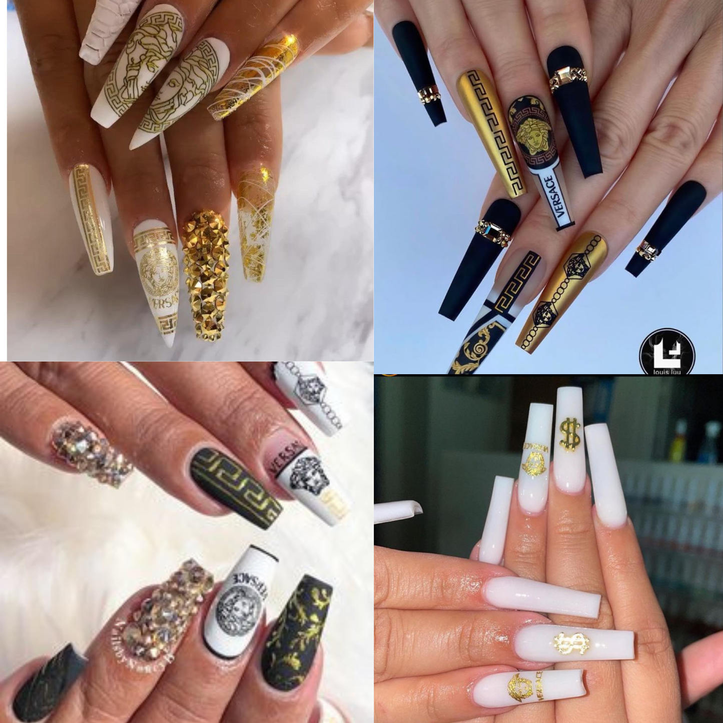 3D Sticker,Nail Art Sticker Acrylic, Dipping, Gel X, Gel Manicure Pedicure