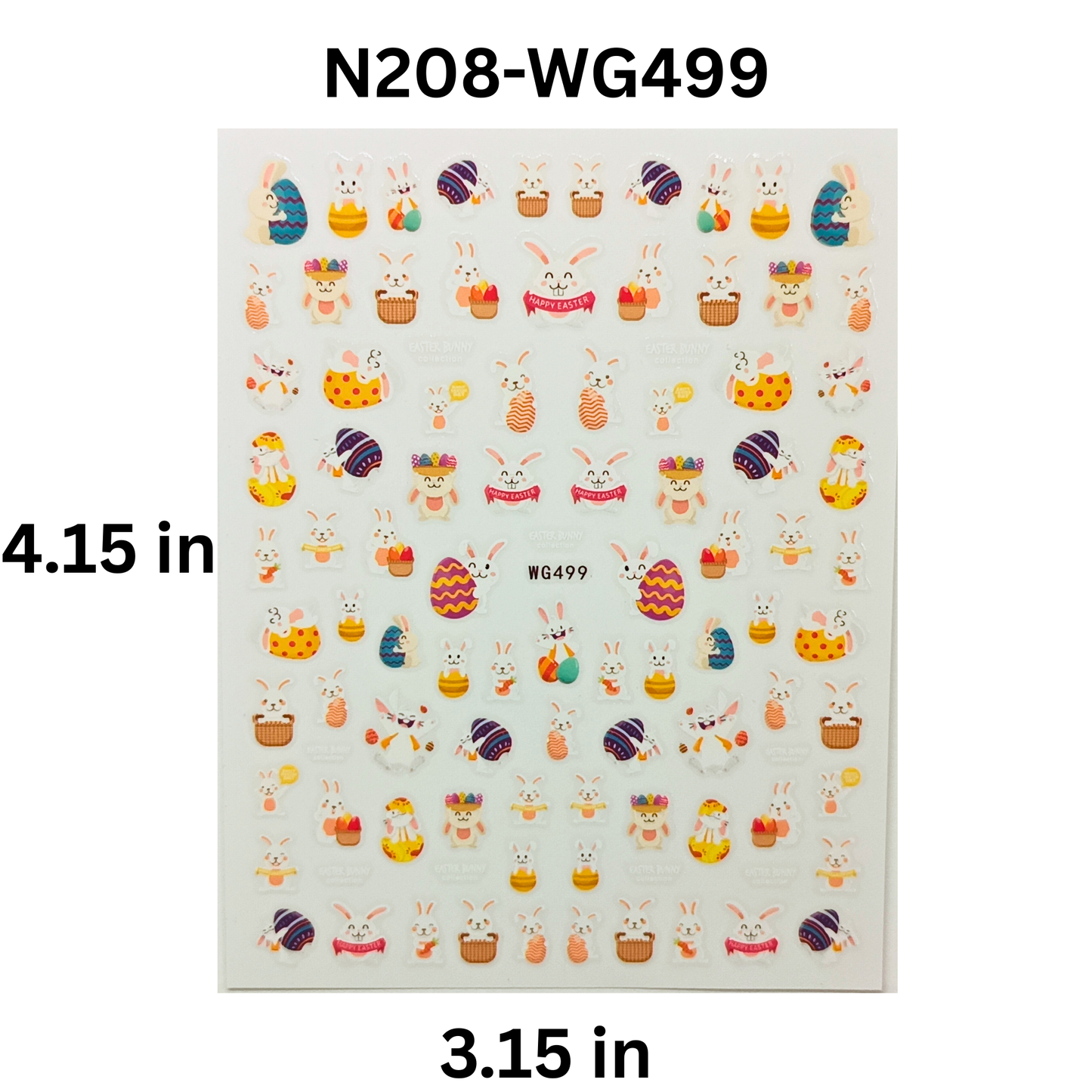 Easter Nail Stickers β 3D Spring & Holiday Nail Art Decals