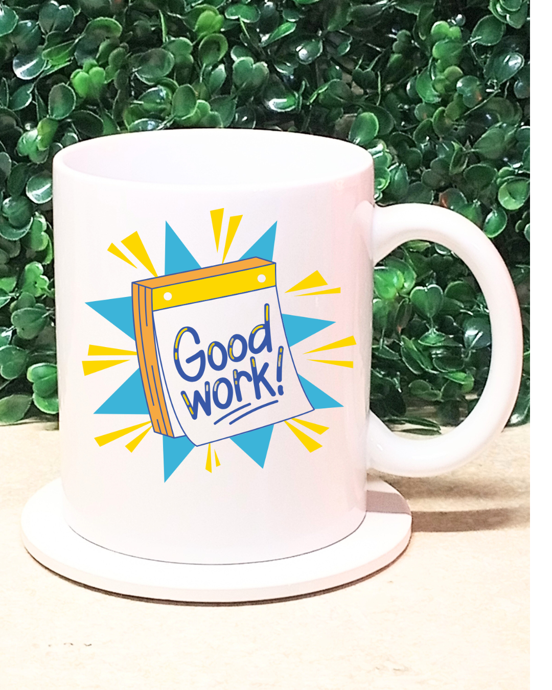Ceramic Mug 12oz & Coaster 4in,The Perfect Gift for Coffee Lovers!