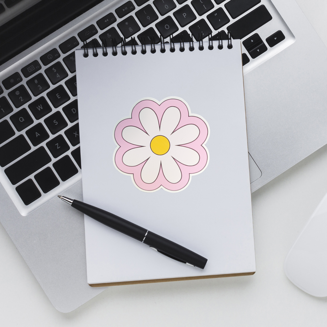Love in Bloom sticker Waterproof Vinyl Sticker 3 Inch Durable Decal for Laptops, Water Bottles, Phones High Quality