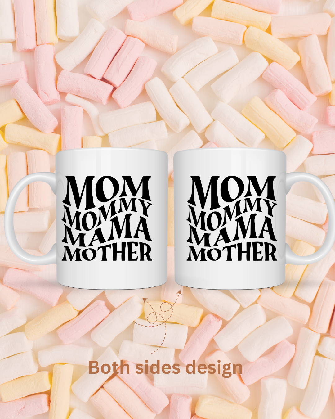 Mom Ceramic Mug & Coaster | Mother's Day Gift, Mom Birthday Gift, Coffee Lover Gift