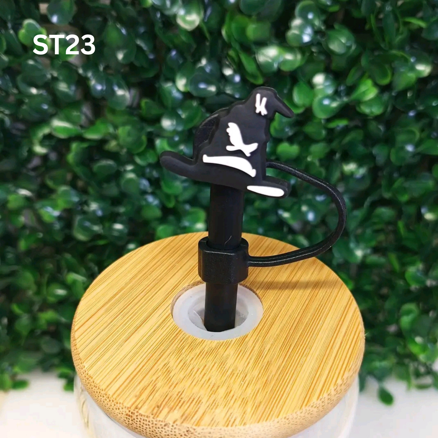 Witch Hat Straw Topper – 8MM Silicone Cup Accessory