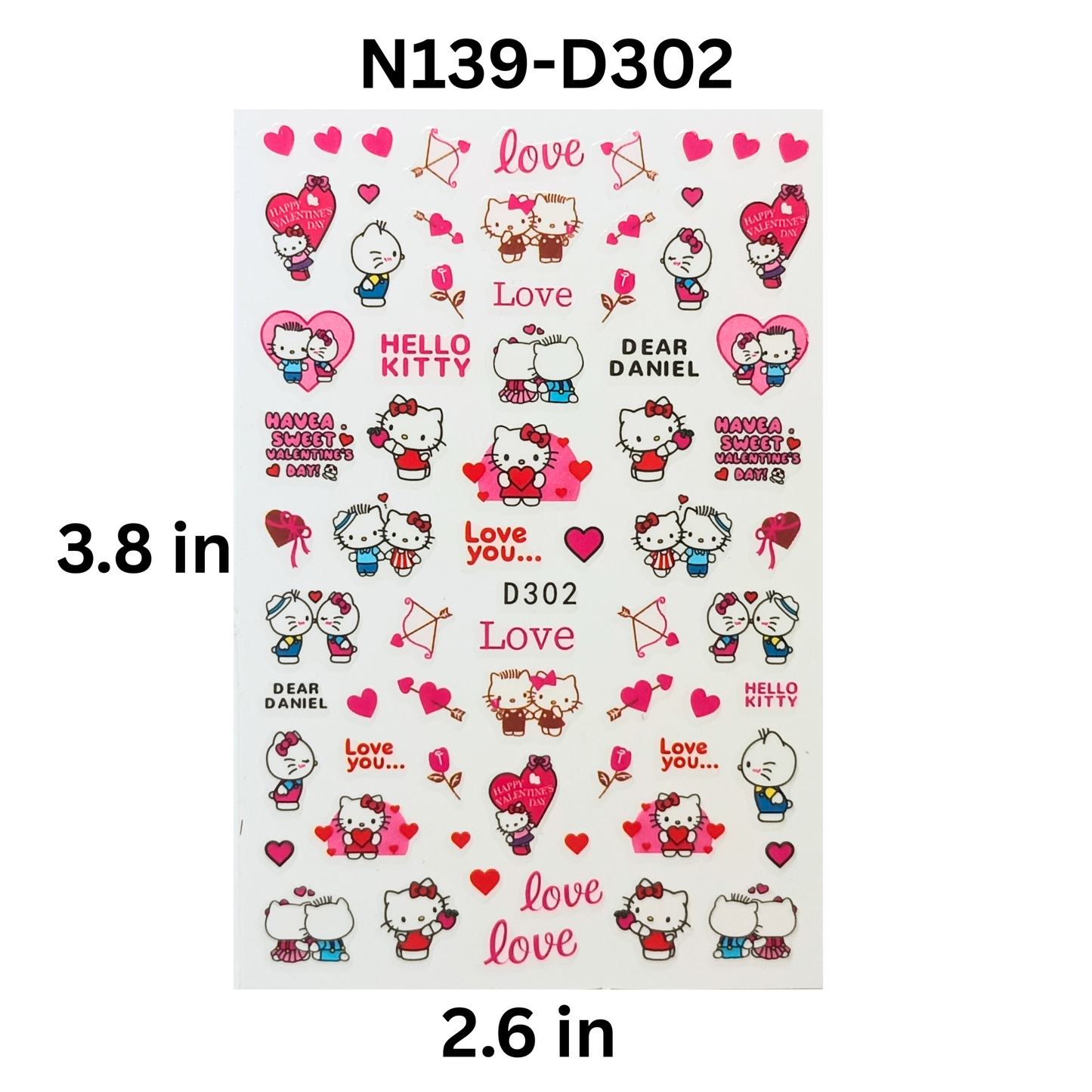 Cute & Fun Hello Kitty Nail Decals – DIY 3D Manicure Set