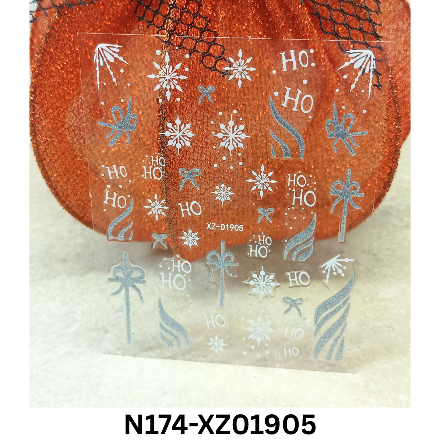 Cute Holiday Nail Decals – 3D Snowflake & Reindeer Nails