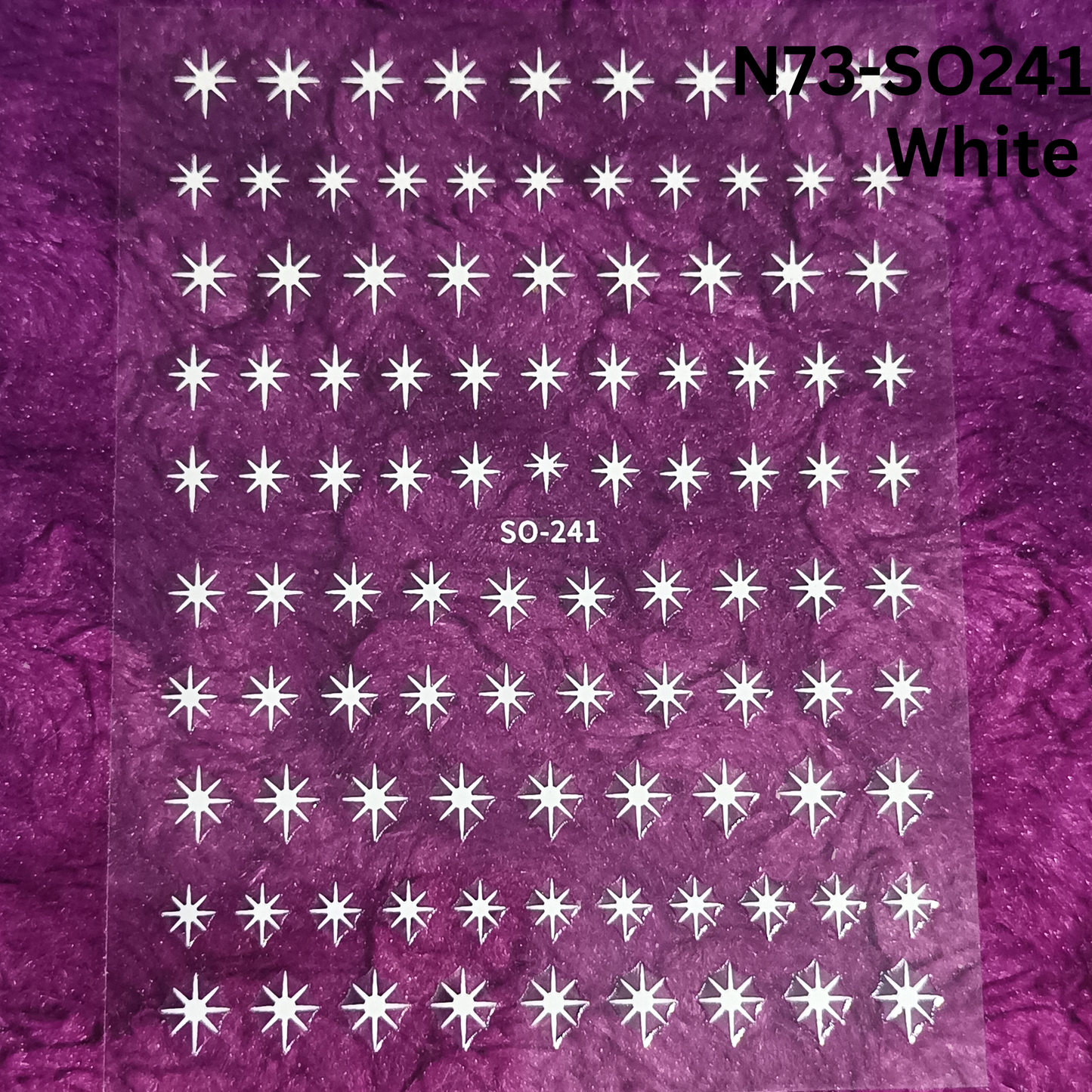 3D Star Nails Art Stickers Starlight Stylish tyles Self Adhesive Decals Nail