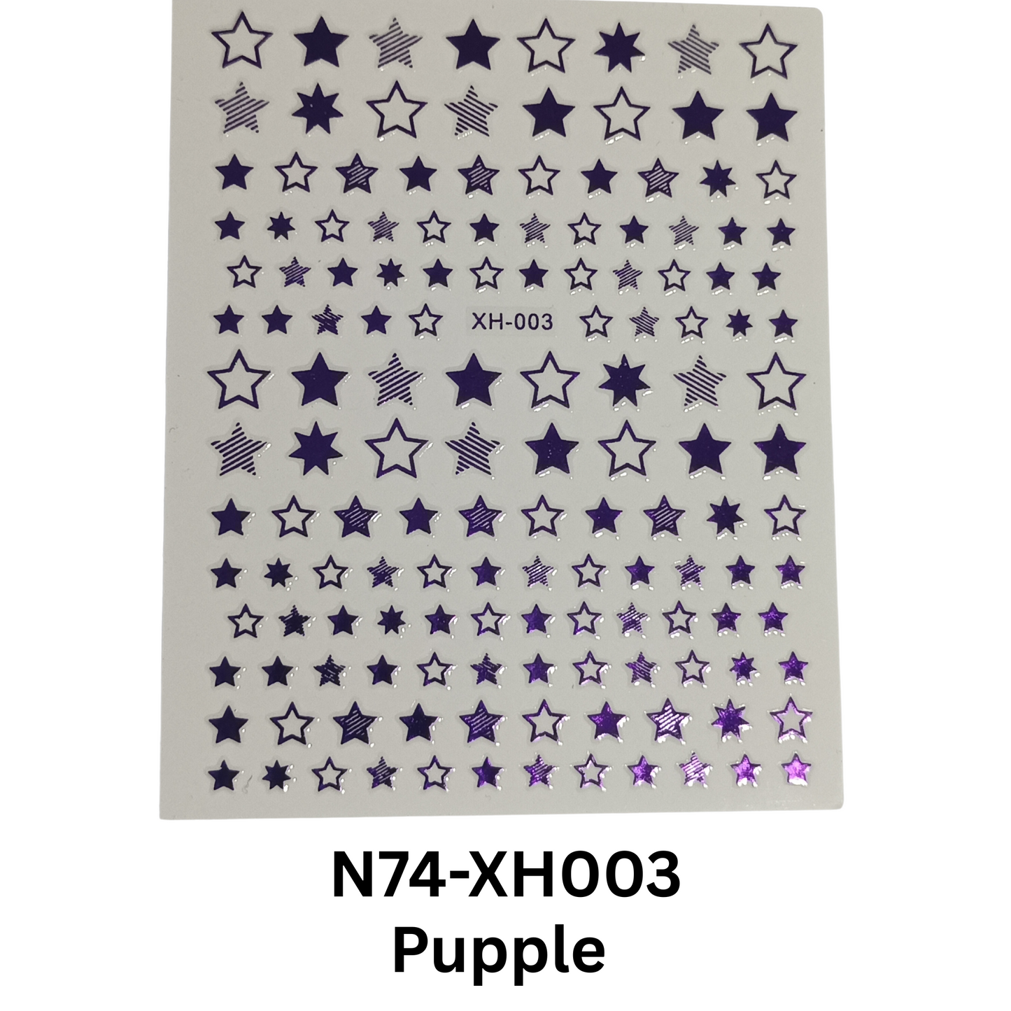 Star Nail Stickers, Nail Star Stickers For Nail Art, 3D Nail Art Star Decals, Small Star Stickers For Nails, Star Nail Design