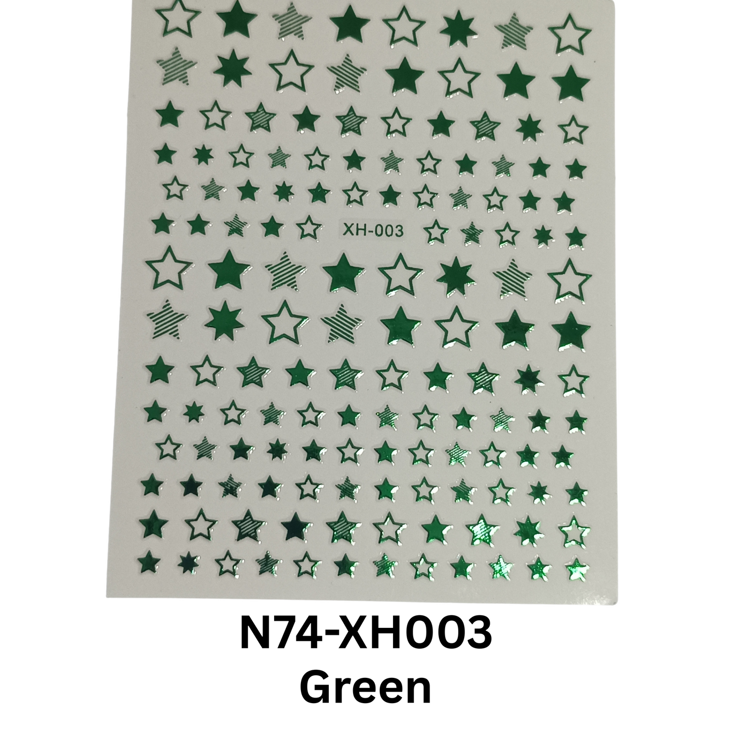 Star Nail Stickers, Nail Star Stickers For Nail Art, 3D Nail Art Star Decals, Small Star Stickers For Nails, Star Nail Design