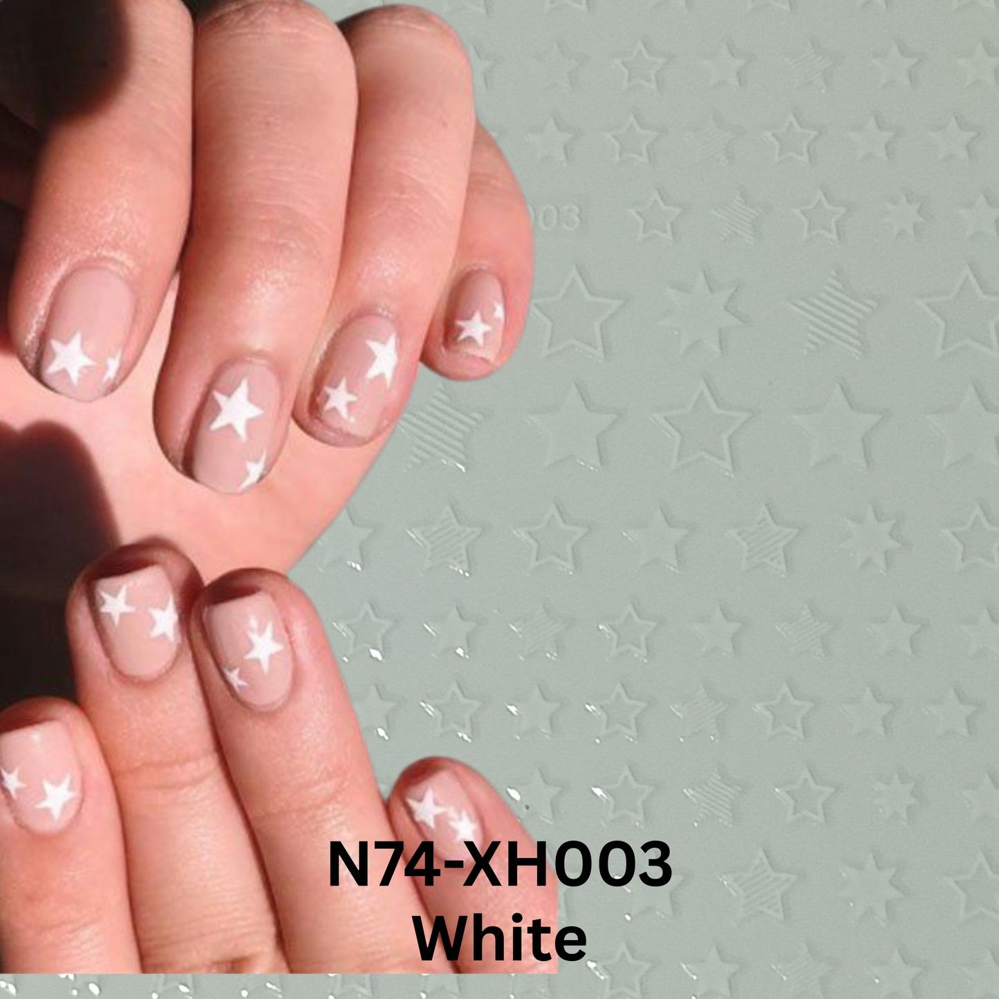 Star Nail Stickers, Nail Star Stickers For Nail Art, 3D Nail Art Star Decals, Small Star Stickers For Nails, Star Nail Design
