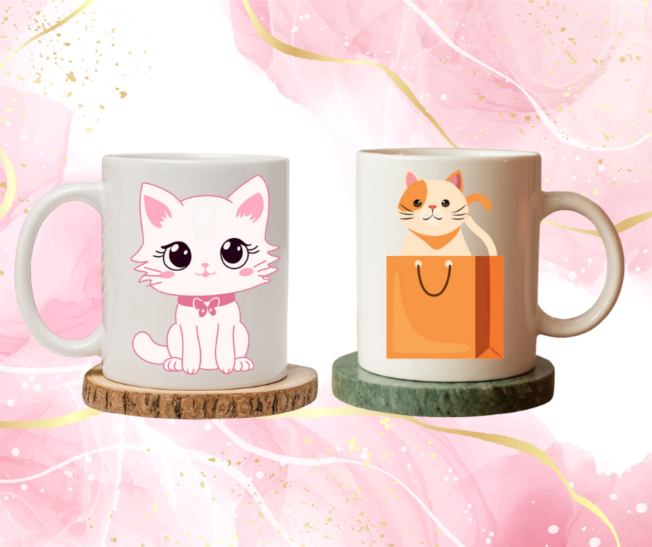 Cute Cat Collection 12oz ceramic mug Gift Mug, Girlfriend Boyfriend Gift, Artisan Handmade Coffee Cup, Gifts Personalized Coffee Mug, Mug for Men Women, mug gift for her best friend tumbler