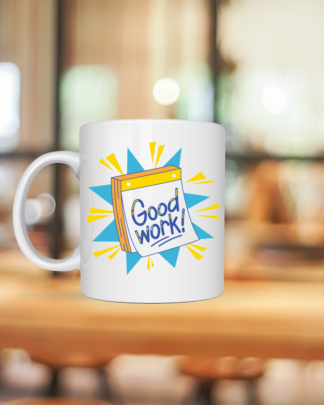 Ceramic Mug 12oz & Coaster 4in,The Perfect Gift for Coffee Lovers!