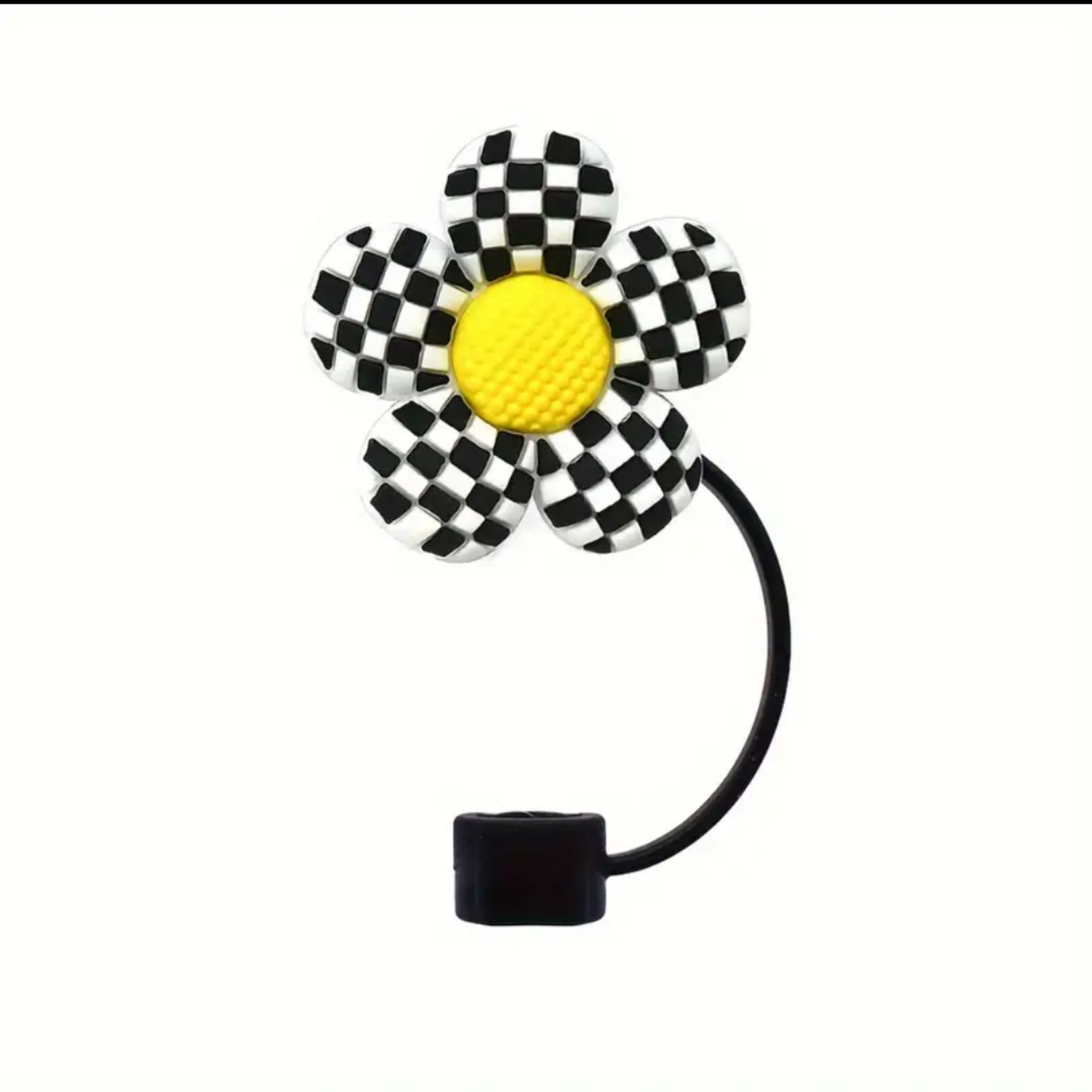 Floral Straw Toppers 10mm– Reusable Silicone Flower Covers for Tumblers & Cups | Cute & Functional Drink Accessories