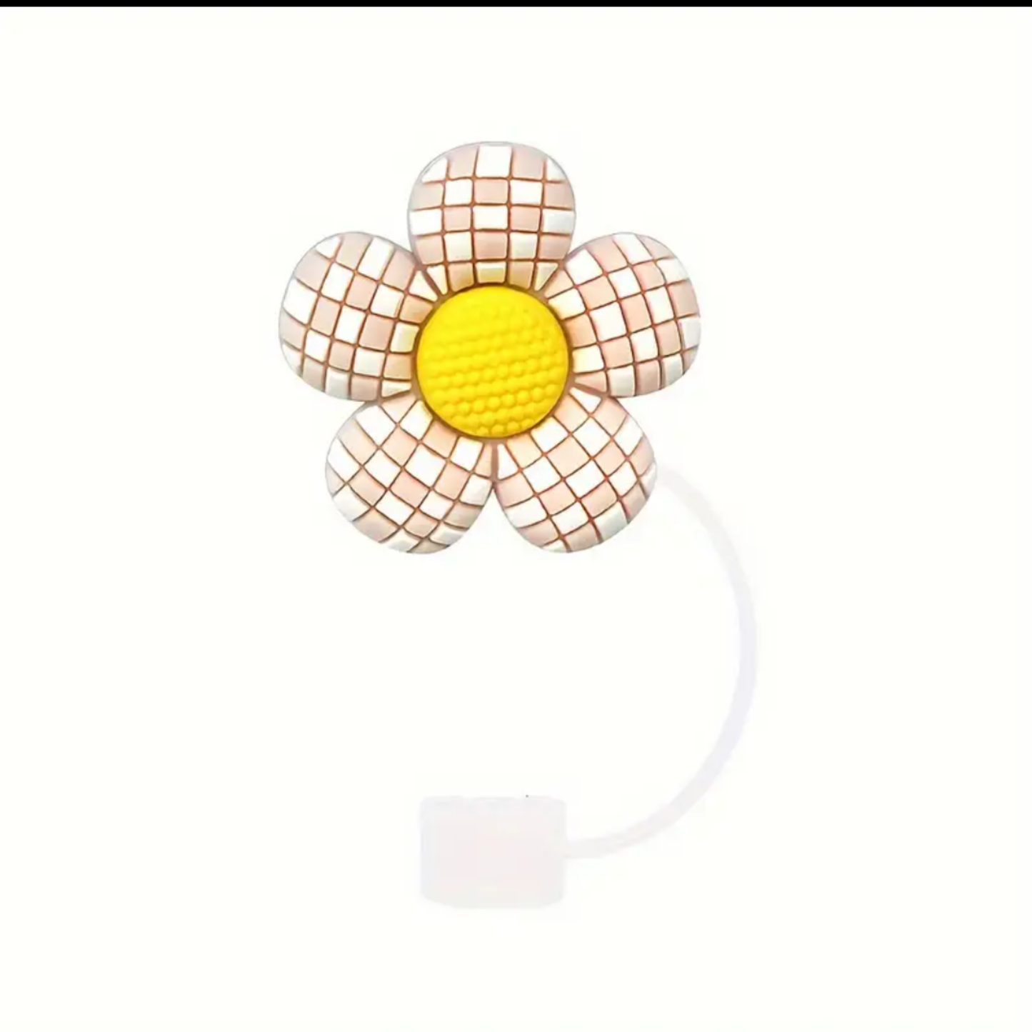 Floral Straw Toppers 10mm– Reusable Silicone Flower Covers for Tumblers & Cups | Cute & Functional Drink Accessories