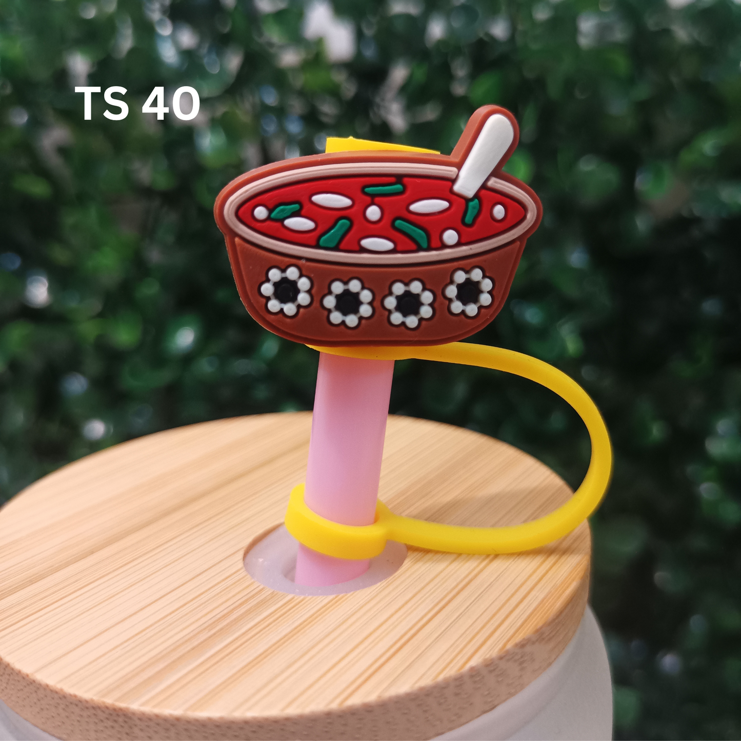 Food & Drink Straw Toppers 8mm– Cute Reusable Silicone Covers for Tumblers & Cups | Fun Drink Accessories for All Ages