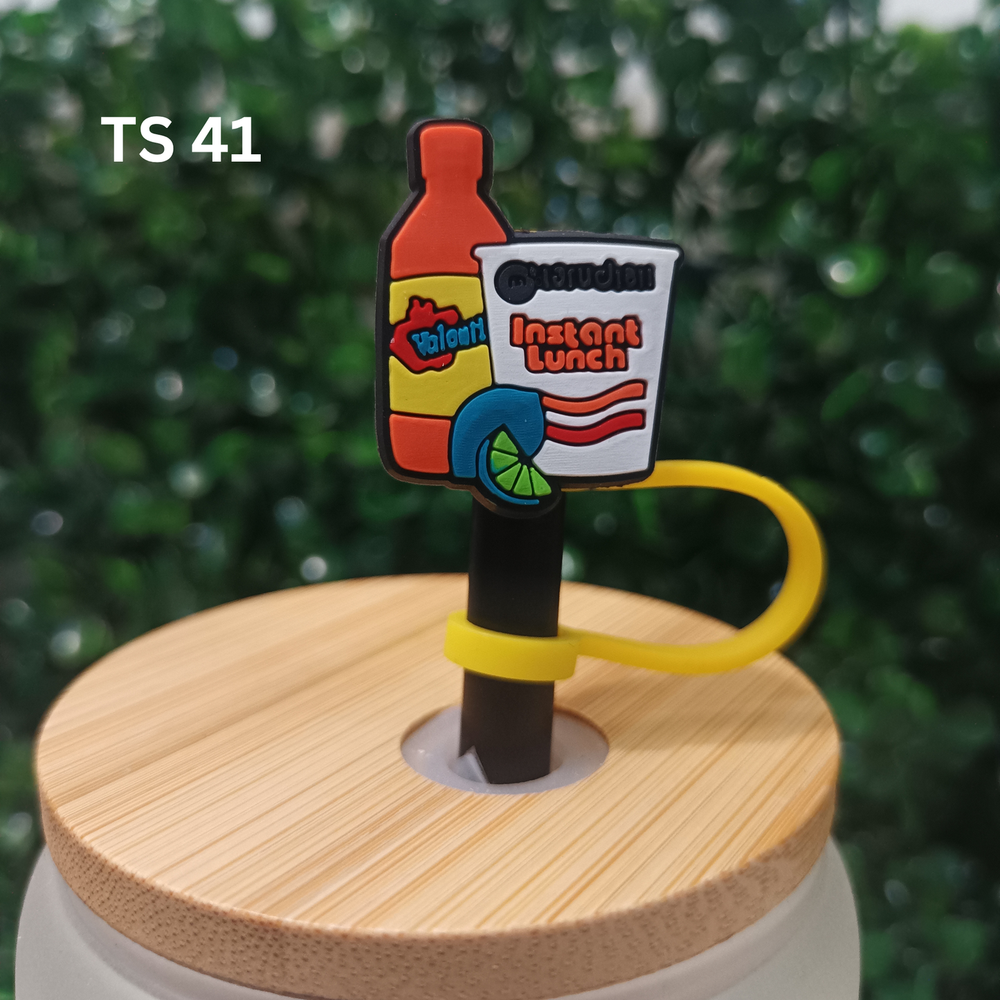 Food & Drink Straw Toppers 8mm– Cute Reusable Silicone Covers for Tumblers & Cups | Fun Drink Accessories for All Ages