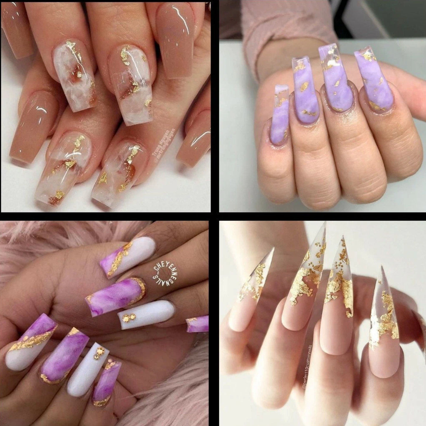 Set 12 color NEW Nail Foil design3D acrylic, dipping,gel, nail design