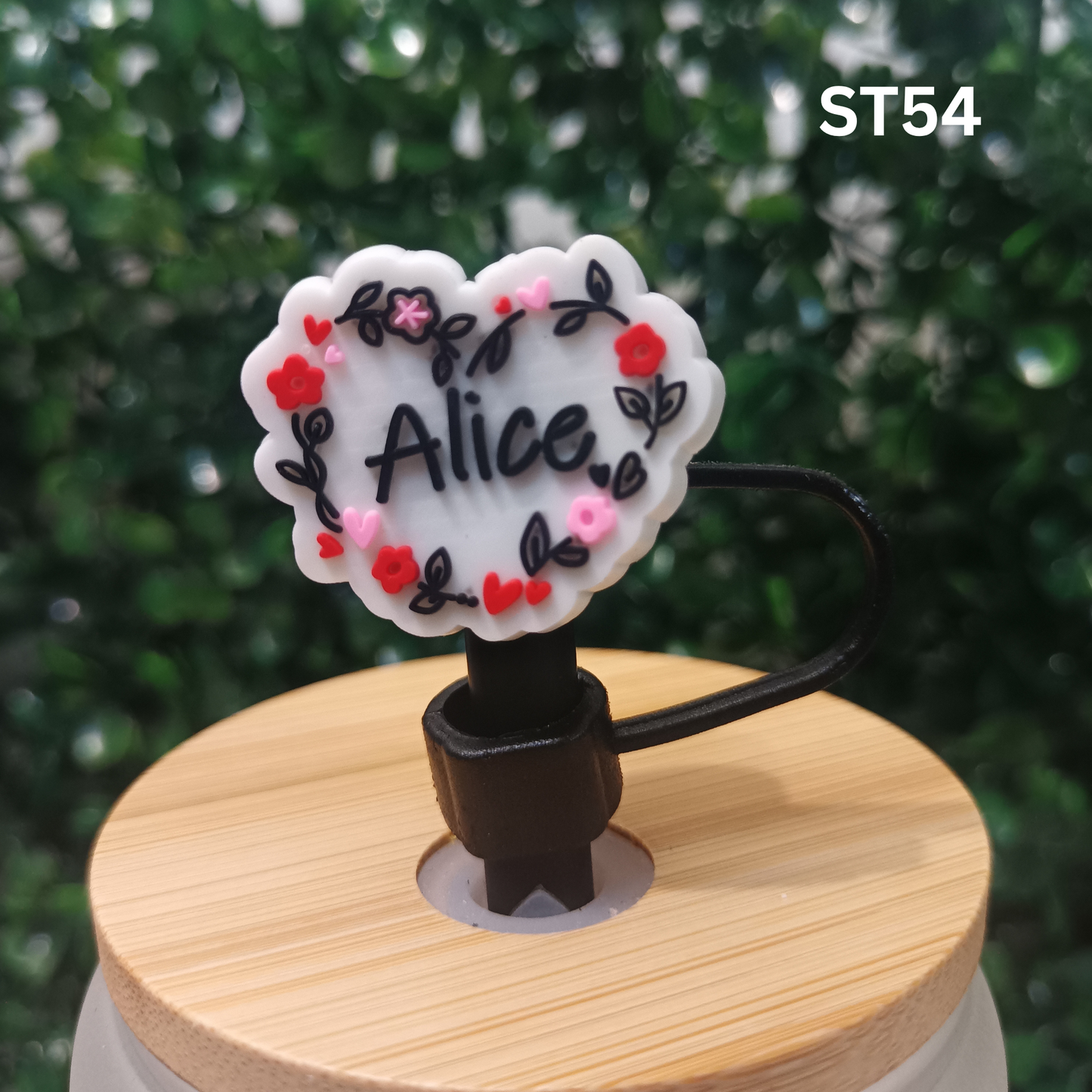 Alice StrawTopper 10mm – Cute & Durable Drink Straw Decoration Accessory