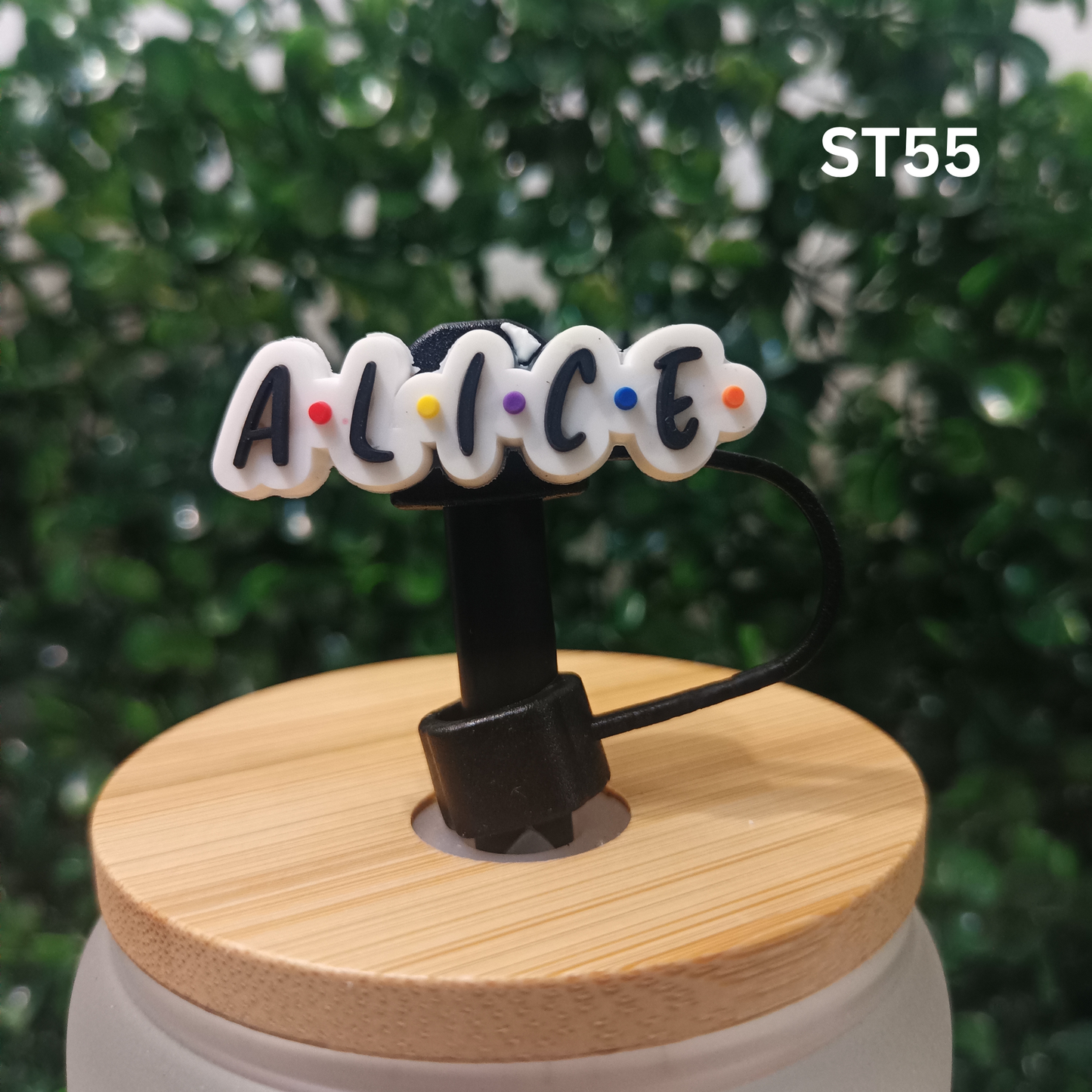 Alice StrawTopper 10mm – Cute & Durable Drink Straw Decoration Accessory