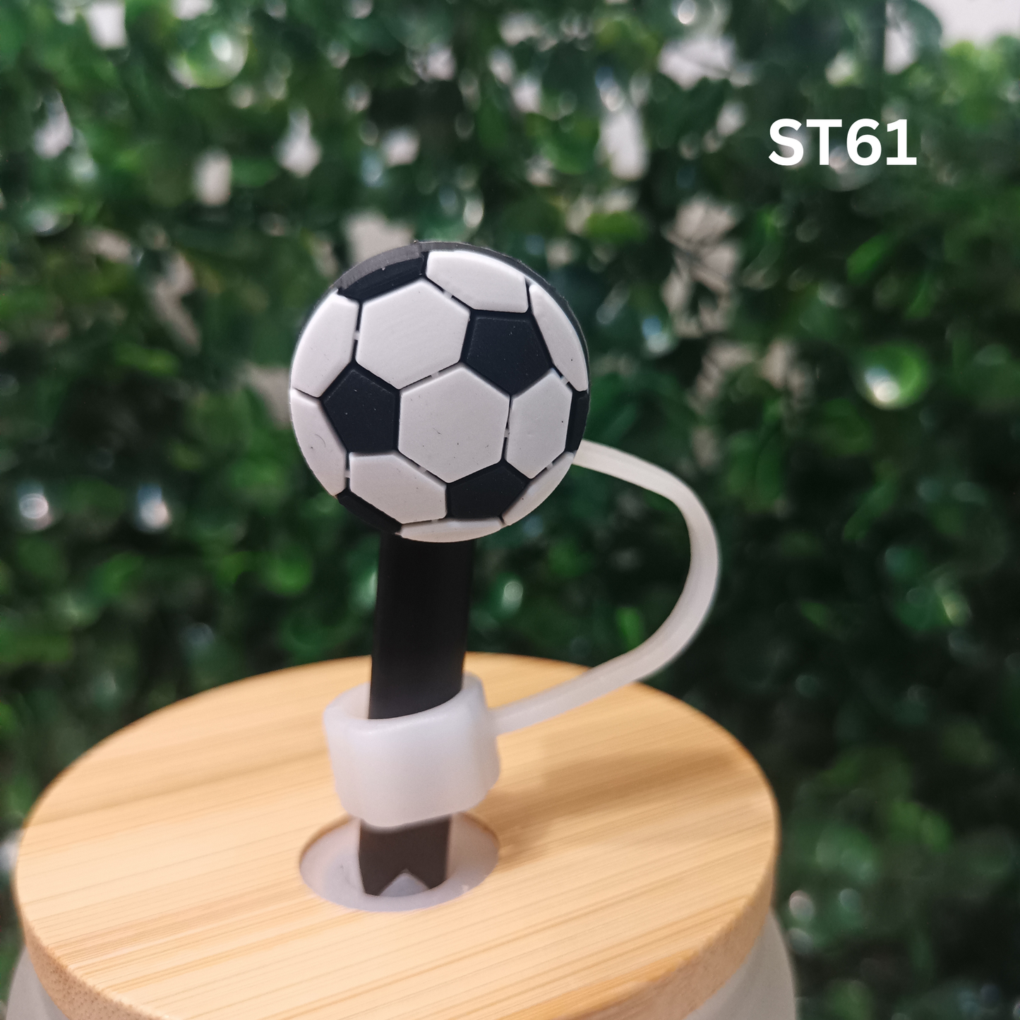 Sport Straw Topper β Basketball & Soccer Themes | 8mm & 10mm