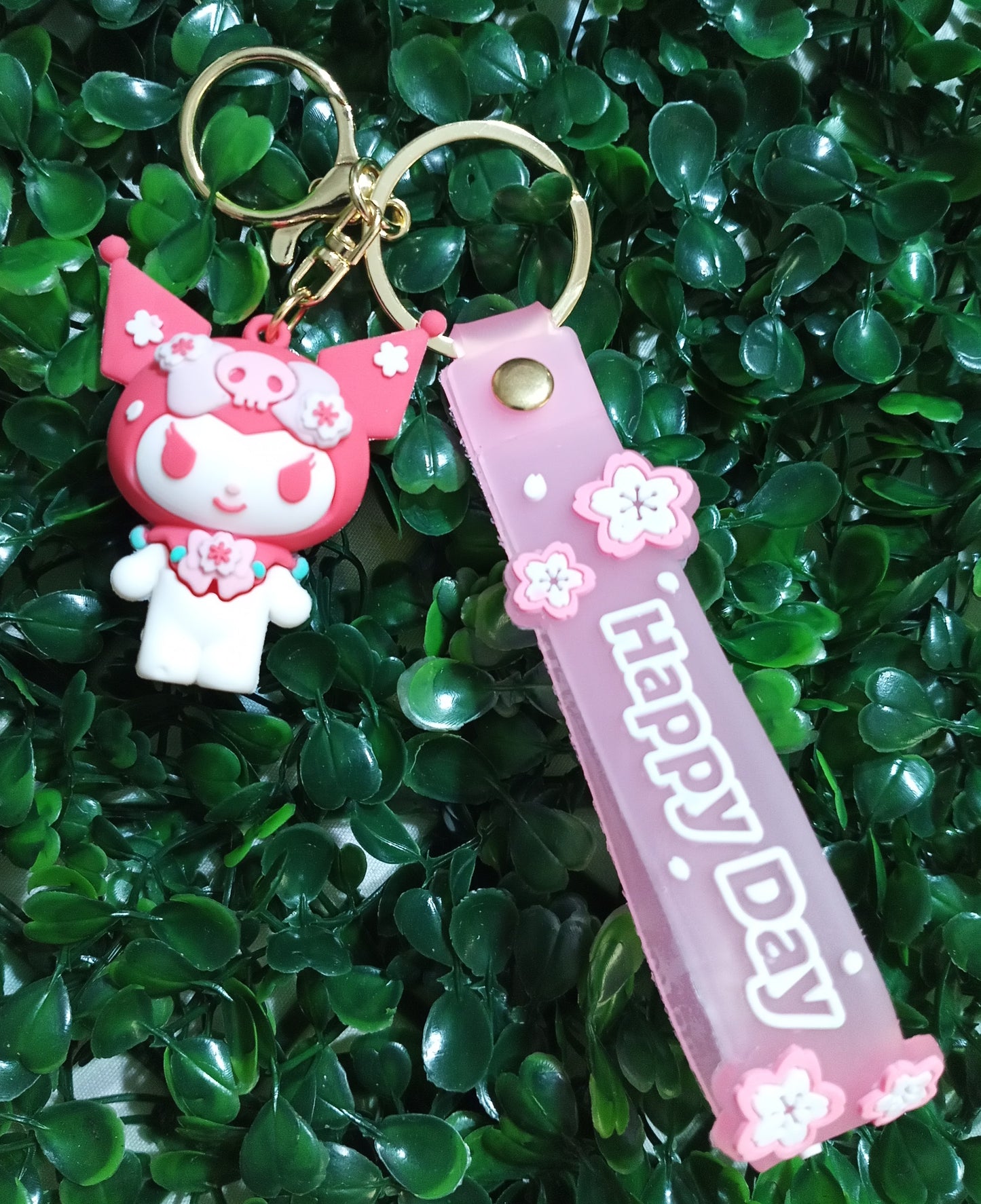 Happy Day Kuromi Keychain
