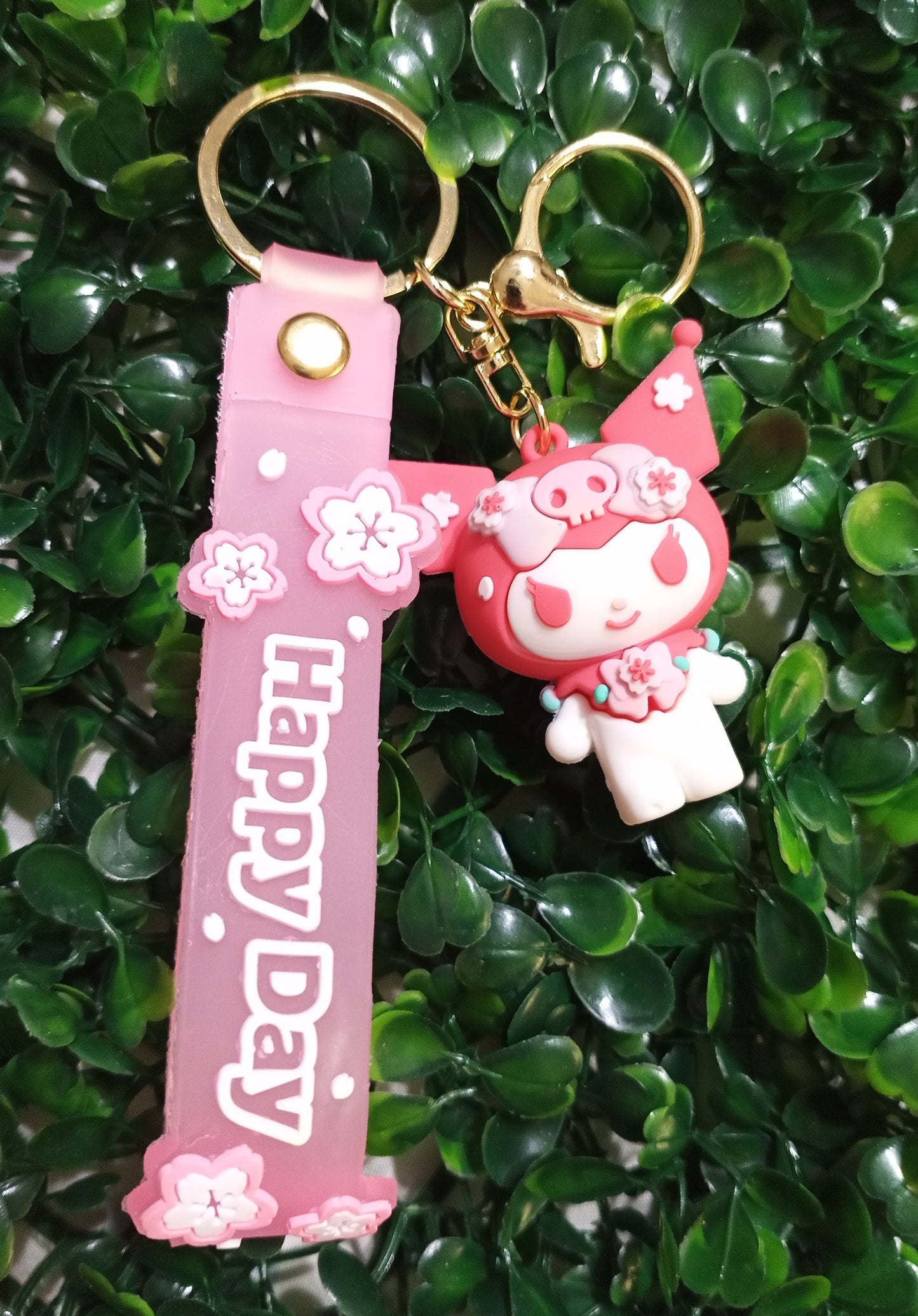 Happy Day Kuromi Keychain