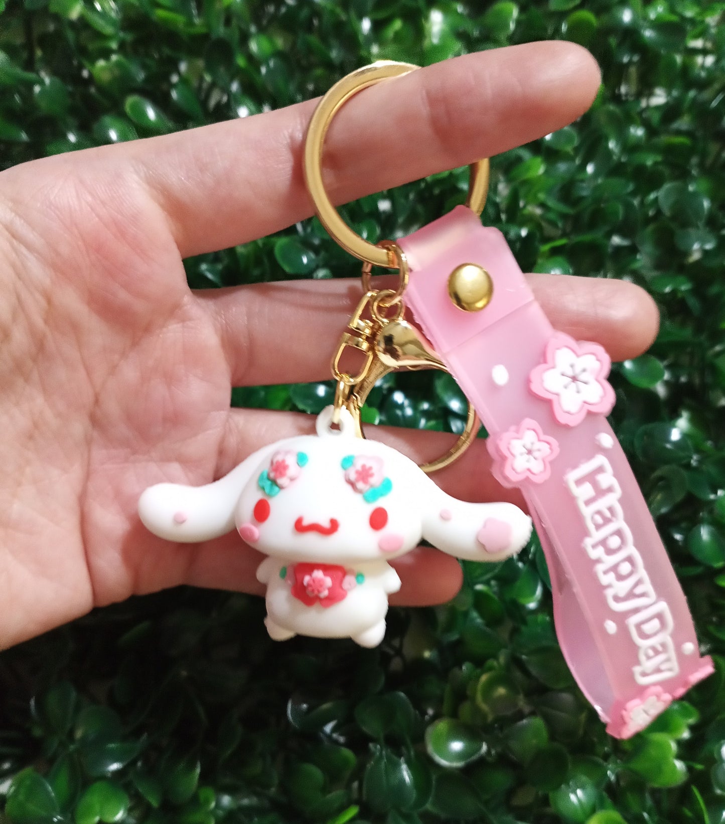 Happy Day Cinnamoroll Keychain