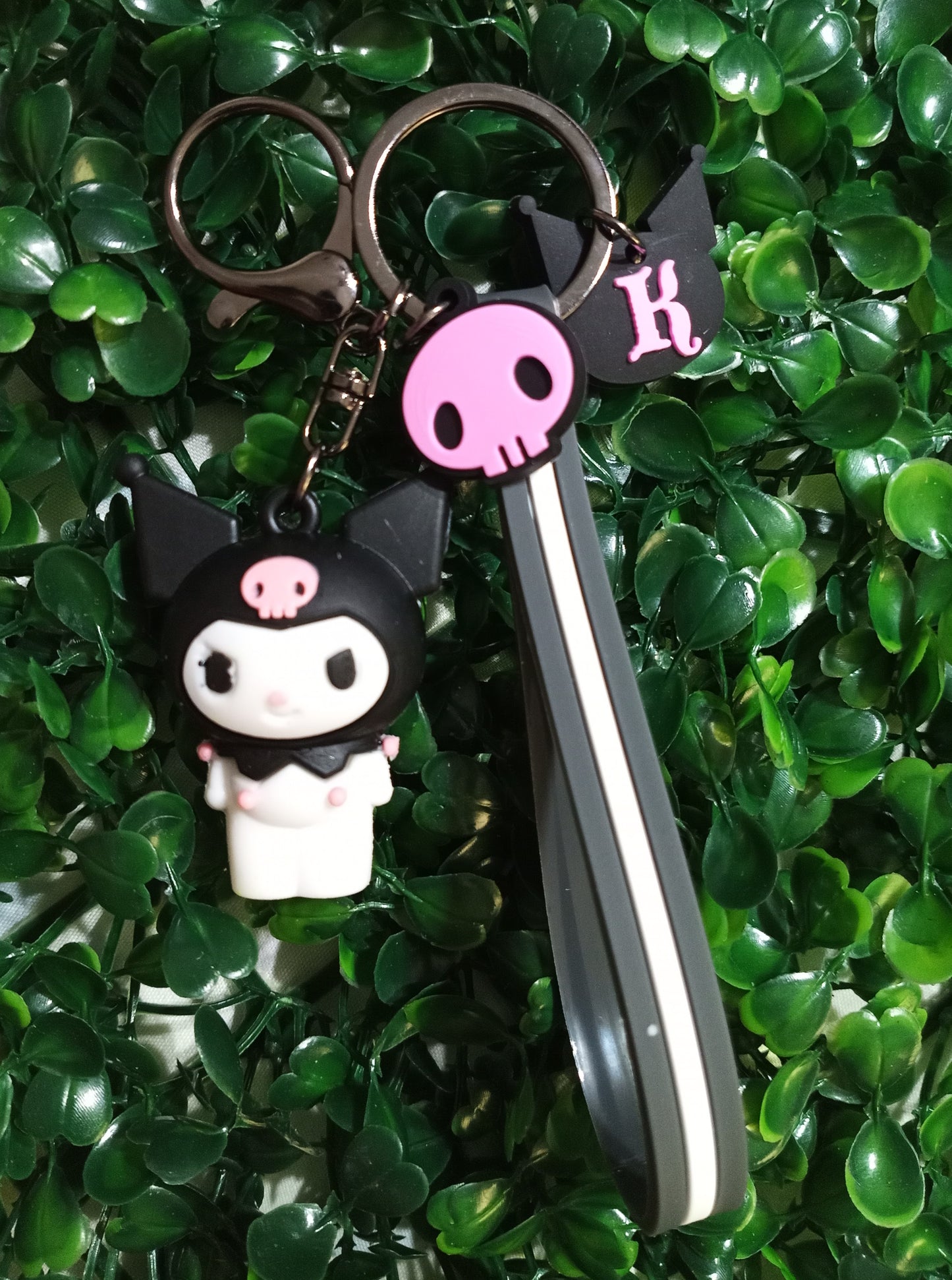 Kuromi with Charm Keychain Car Keys, Backpack