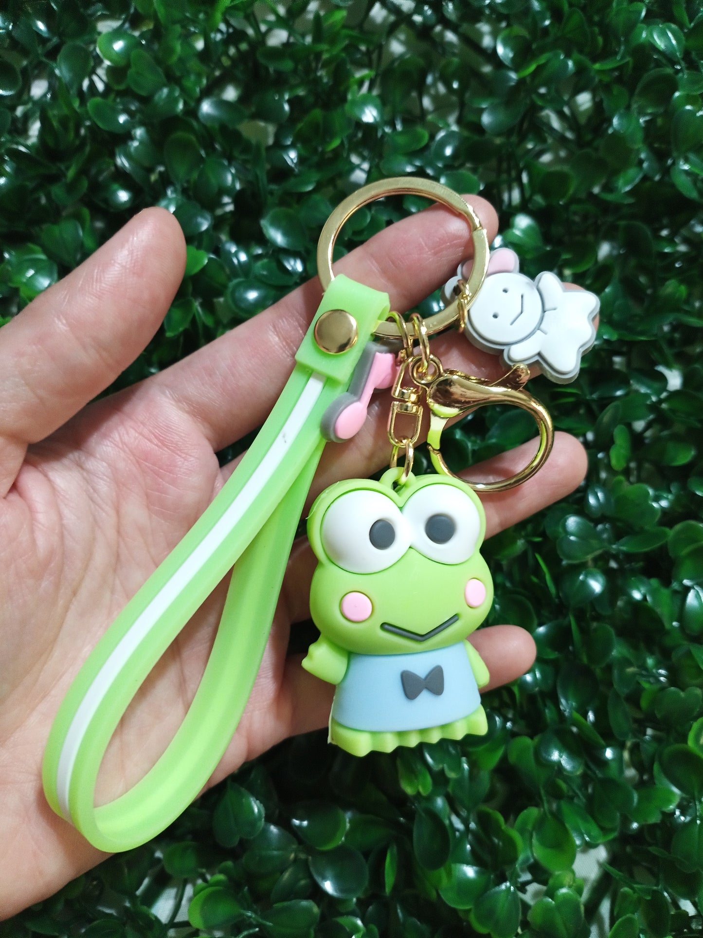 Keroppi with Charm Keychain