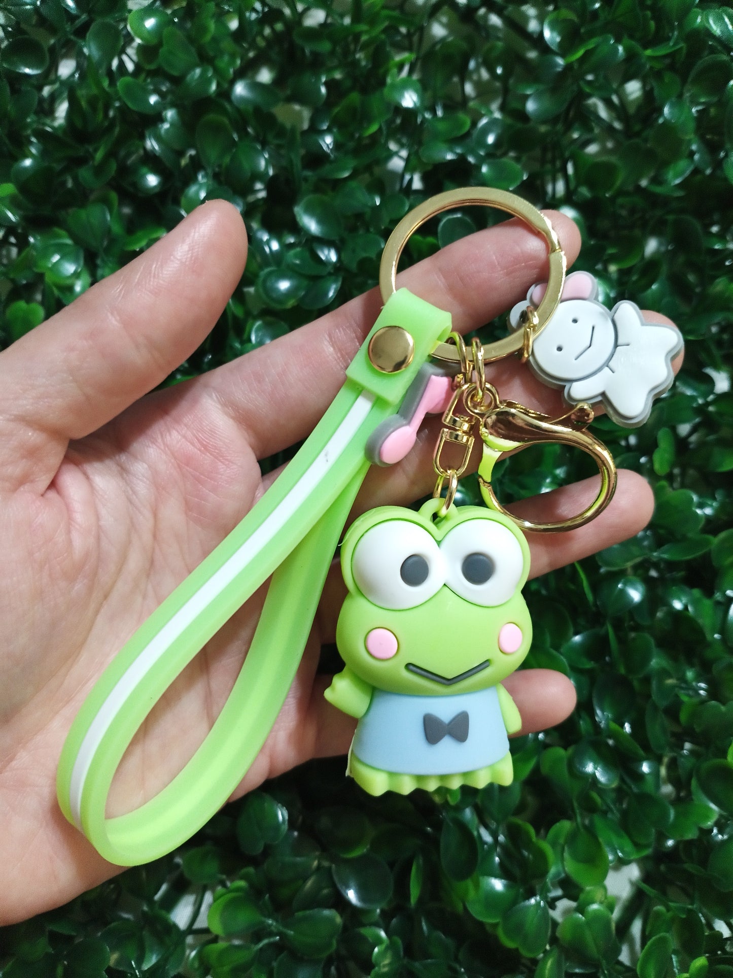 Keroppi with Charm Keychain