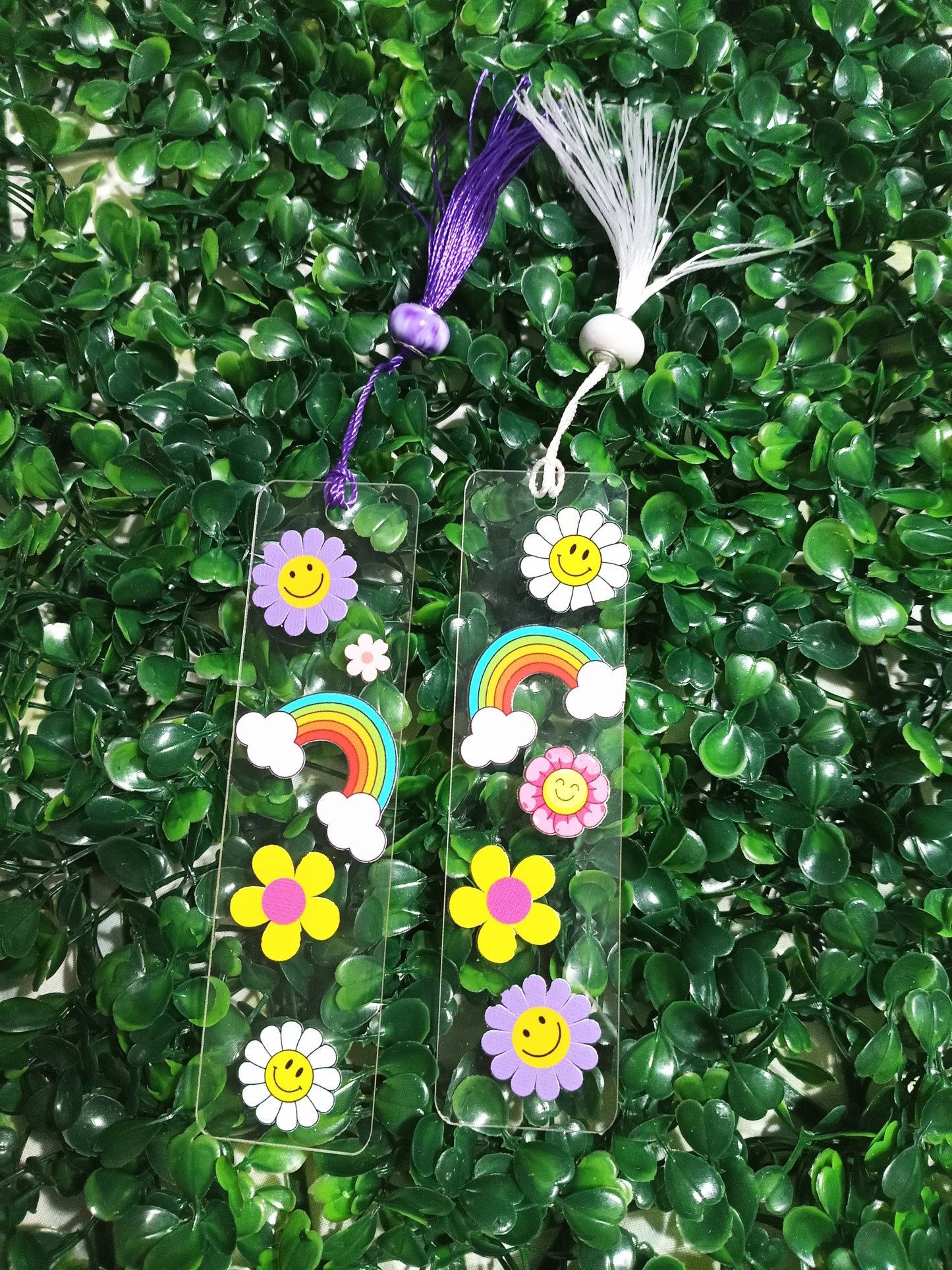 Rainbow Garden Bookmark