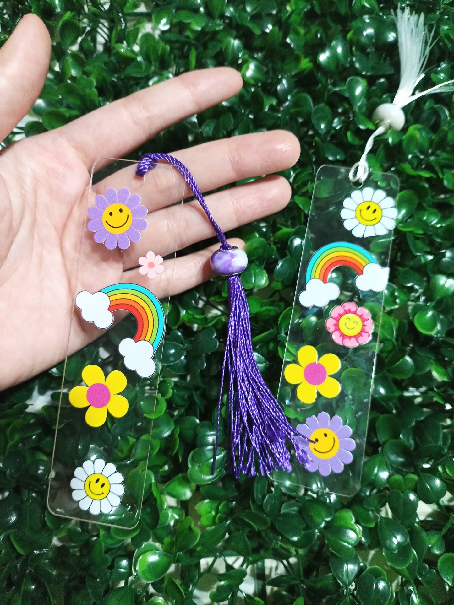 Rainbow Garden Bookmark