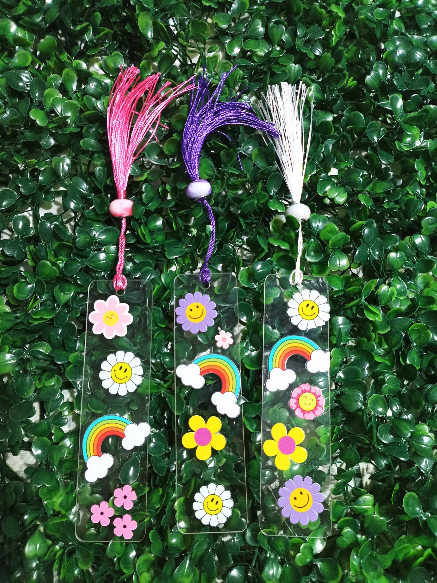 Rainbow Garden Bookmark