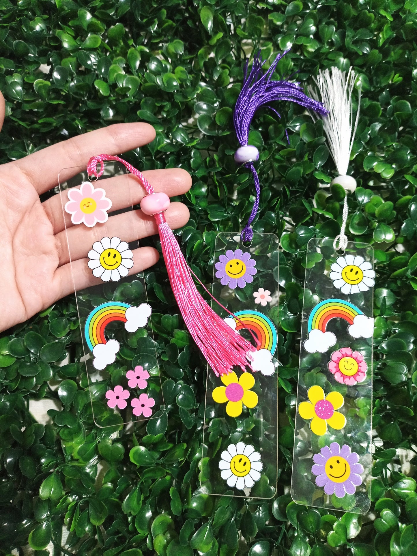 Rainbow Garden Bookmark