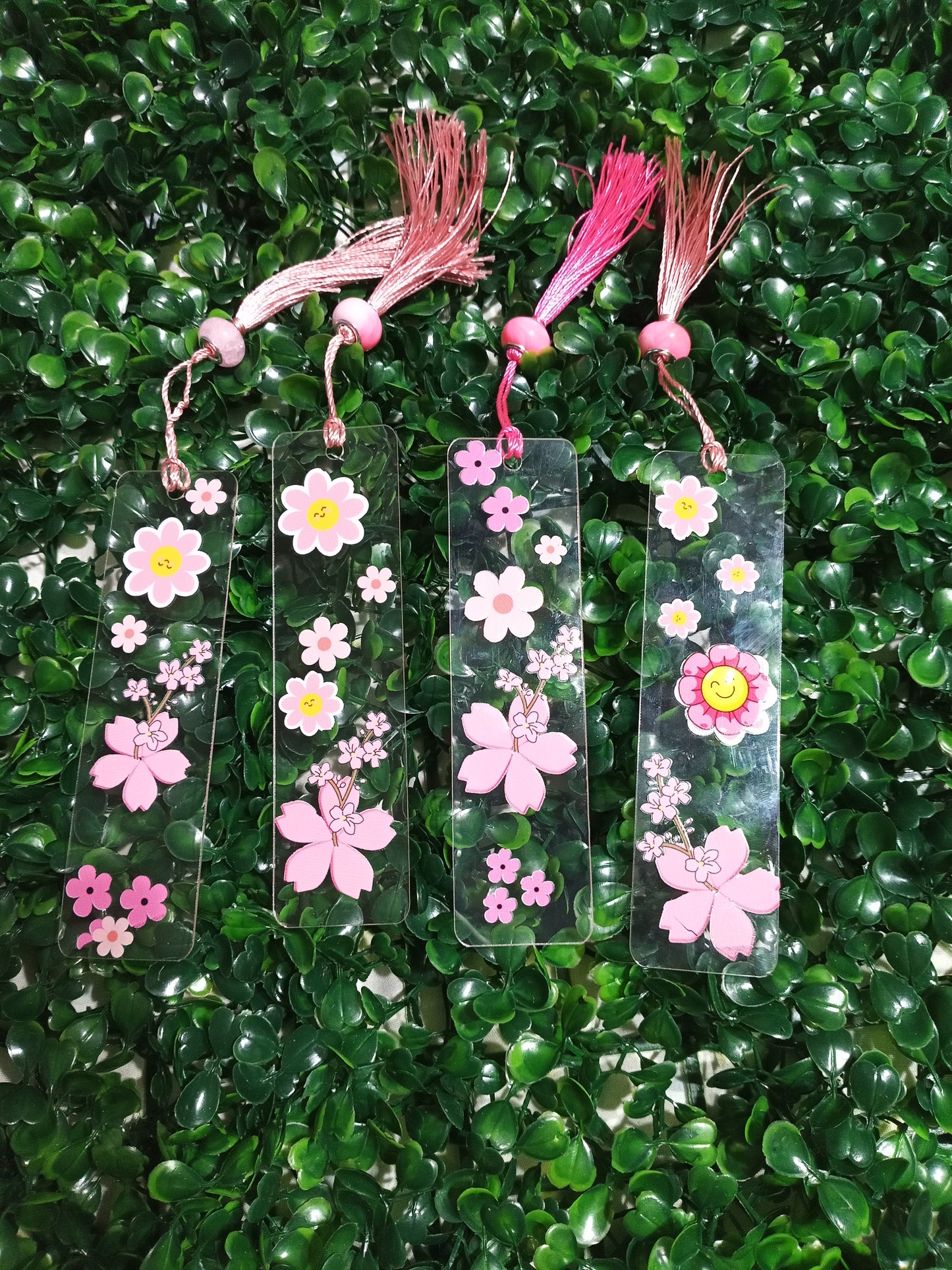 Custom surprise floral bookmark, Flowers Flame Boutique Bookmark, Bookmark, Handmade bookmark, Cute Bookmark, Study supplies, Book Decoration