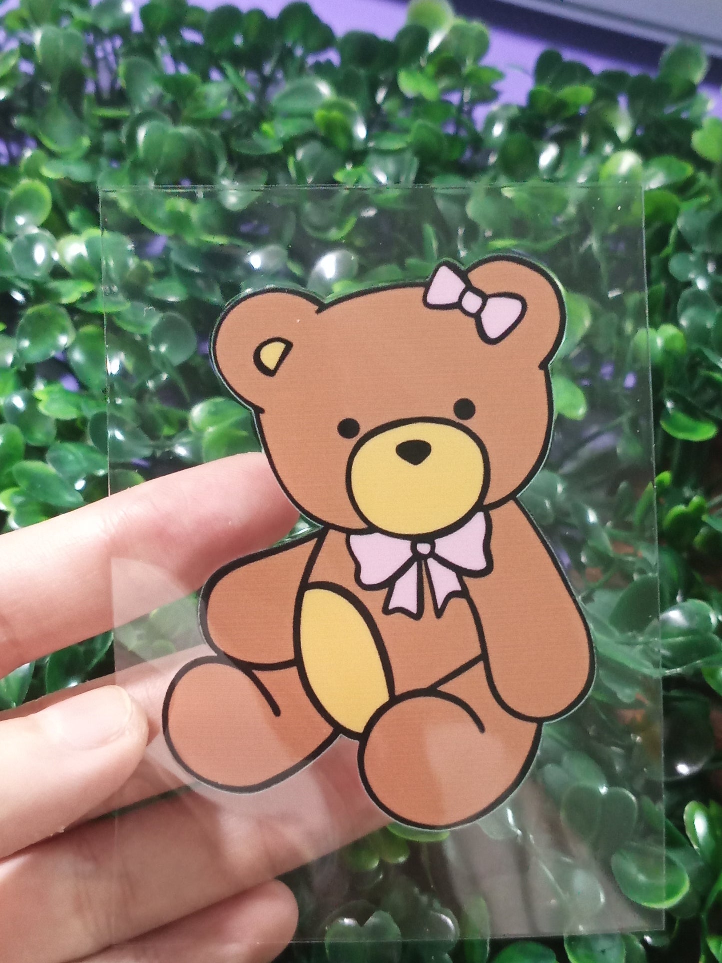 Cute Bear UV DTF Transfer – Adorable Decal – Waterproof & Easy to Apply