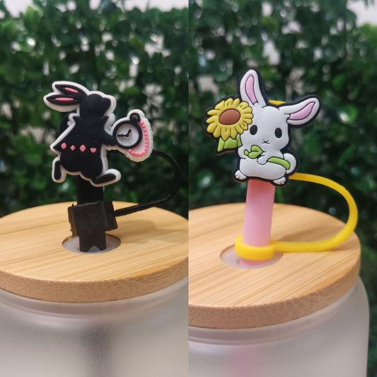 Bunny Straw Topper 8mm 10mm – Adorable & Whimsical Drink Straw Decoration