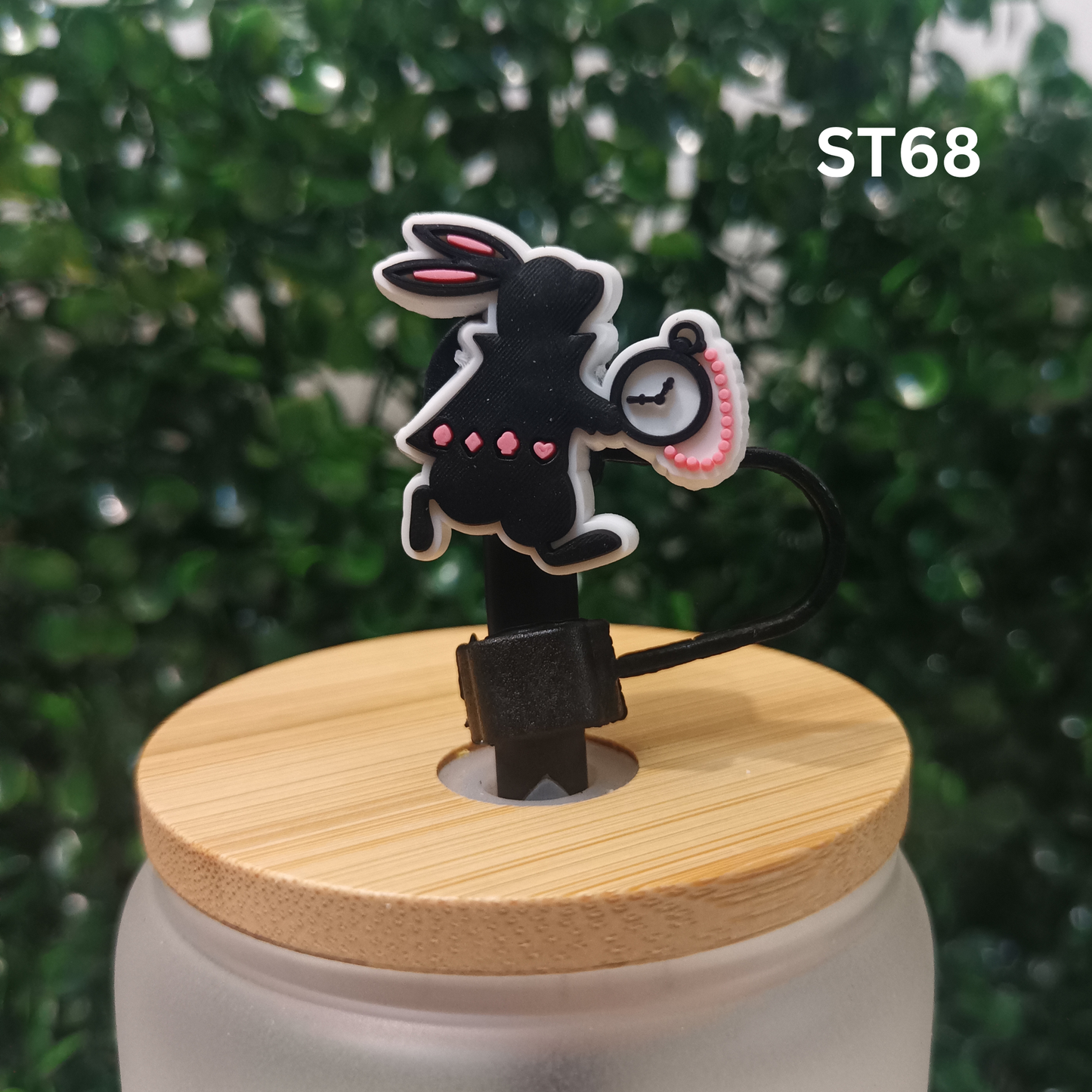 Bunny Straw Topper 8mm 10mm – Adorable & Whimsical Drink Straw Decoration