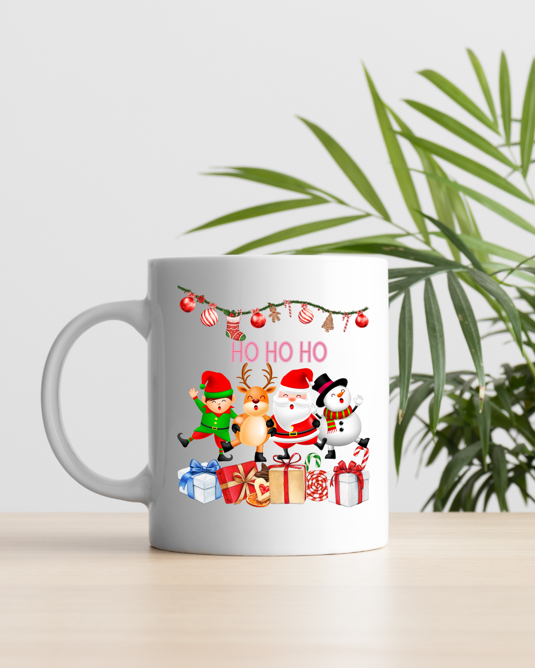 Xmas Ceramic Mug 12oz – Mug Only or Mug + Matching Coaster