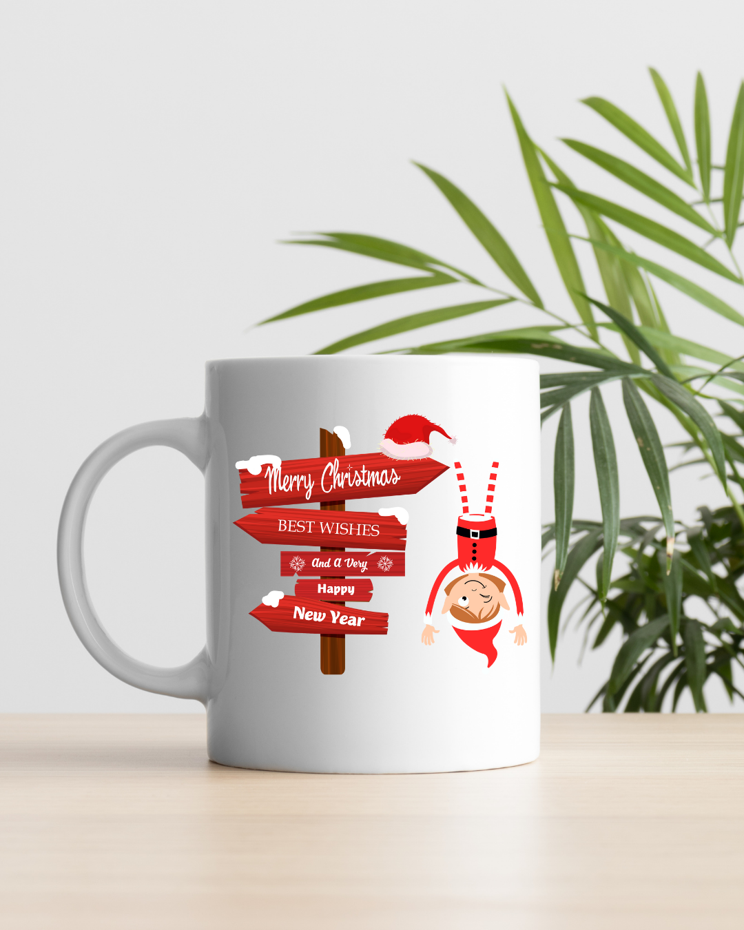 Holiday Ceramic Mug 12oz – Coffee Cup Gift for Christmas