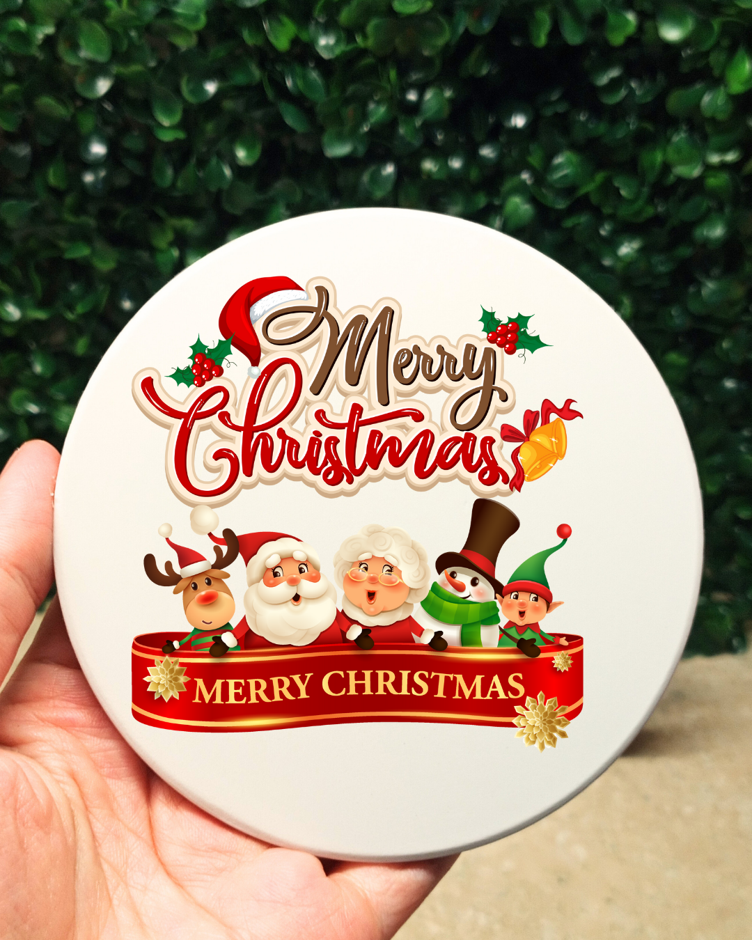 Festive Holiday 12oz Coffee Mug – Ceramic Cup with Optional Coaster