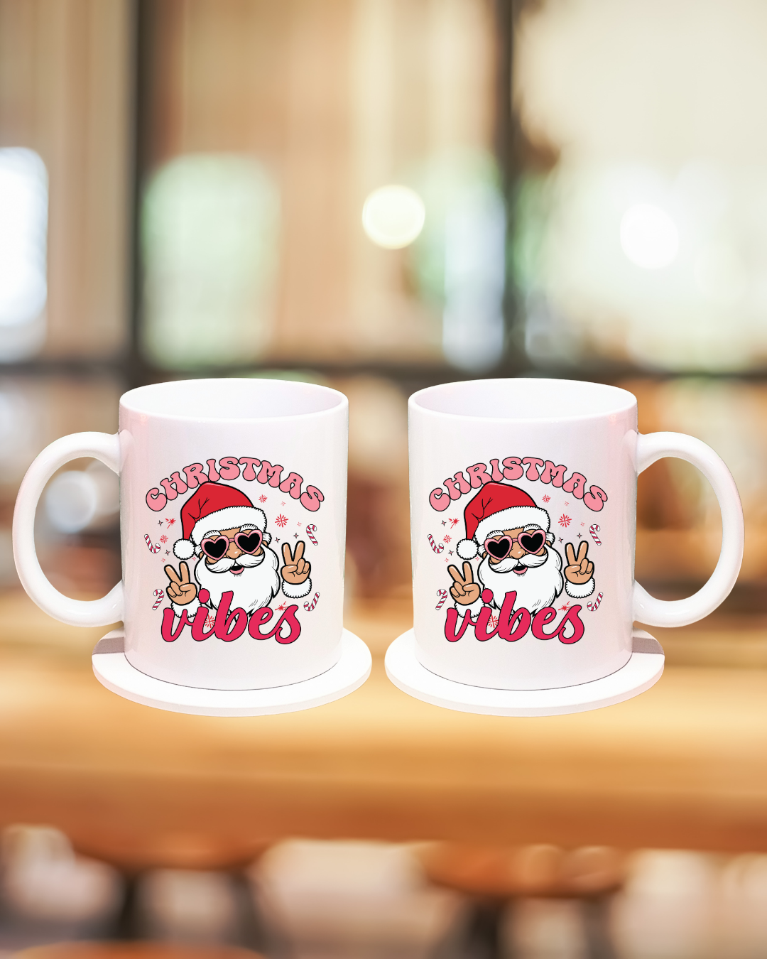 Cute Christmas Mug 12oz – Ceramic Coffee Cup for Holiday Cheer