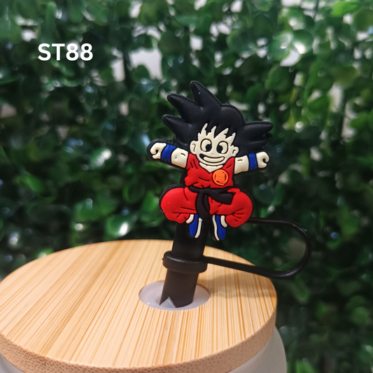 Dragon Ball Straw Topper 8mm – Goku, Vegeta, Anime Character Tumbler Accessory